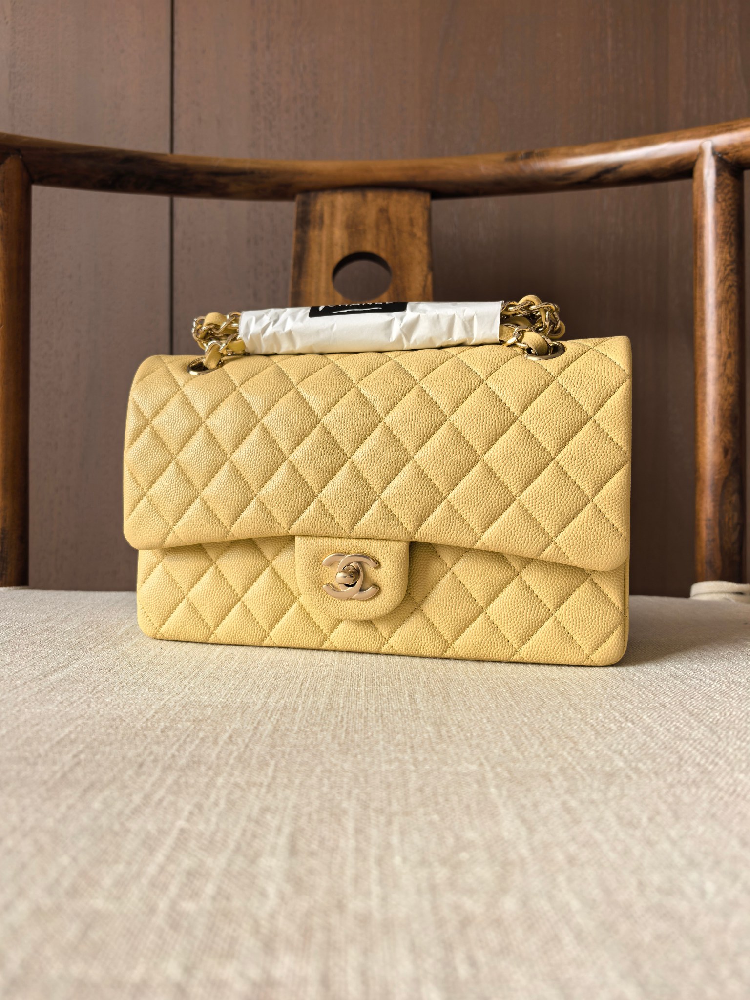 Chanel Light yellow CF 25.5