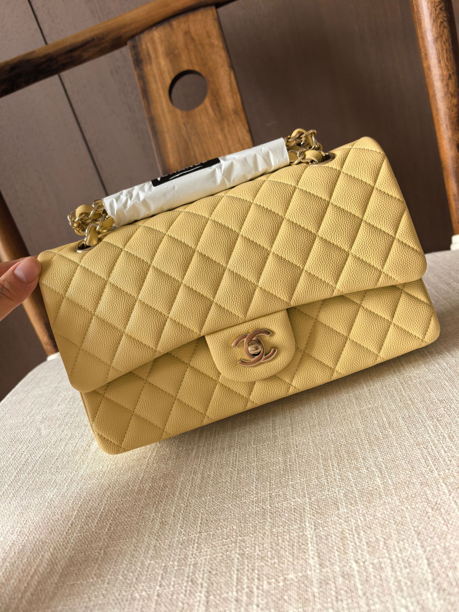 Chanel Light yellow CF 25.5