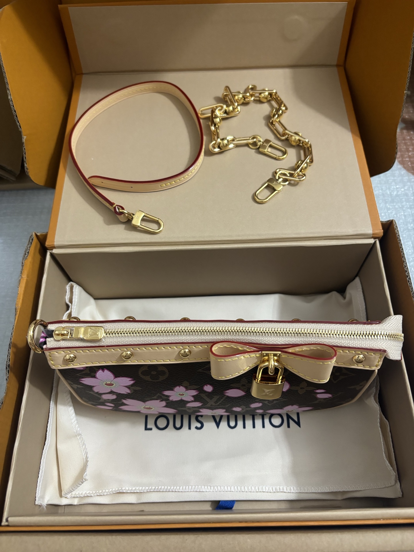 Louis Vuitton Cherry Blossom Mahjong Bag