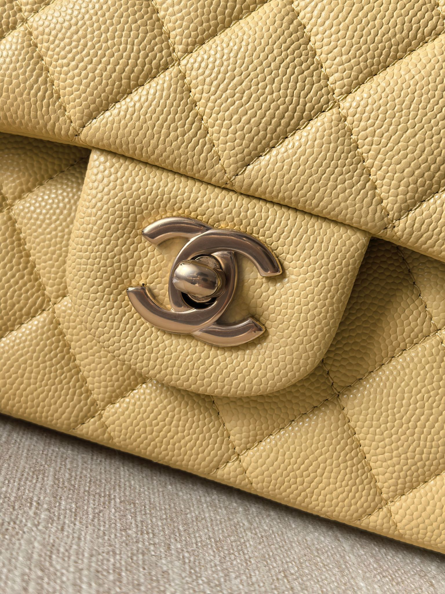 Chanel Light yellow CF 25.5