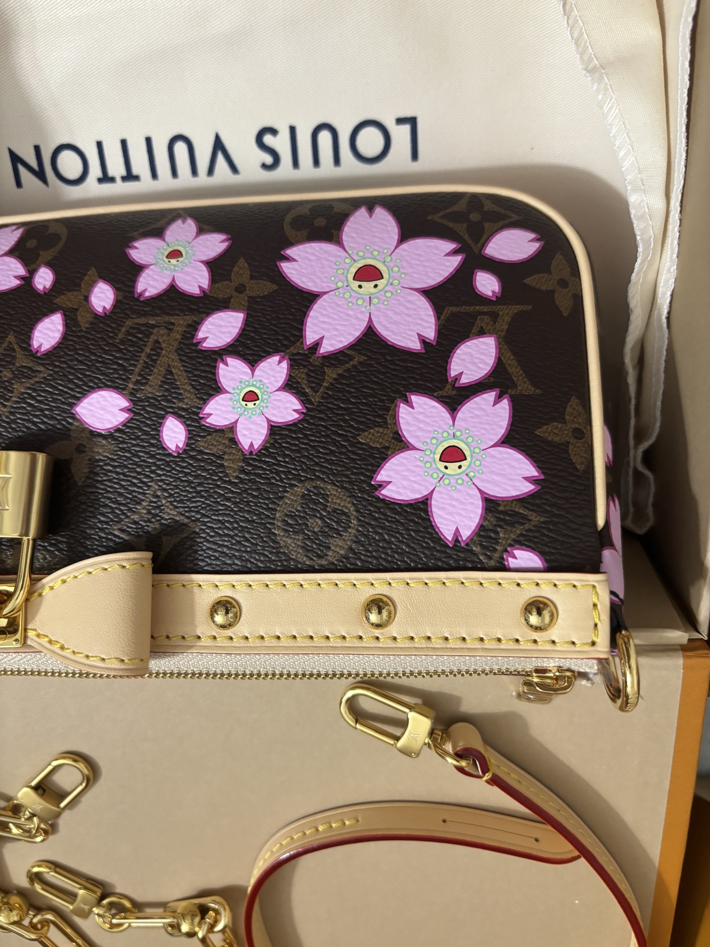 Louis Vuitton Cherry Blossom Mahjong Bag