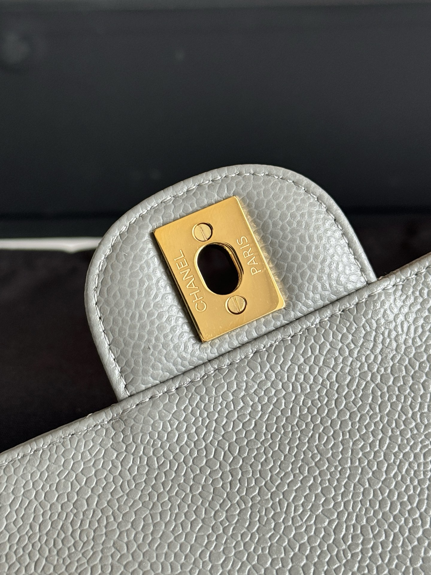 CHANEL CF series Classic ball with lychee grain