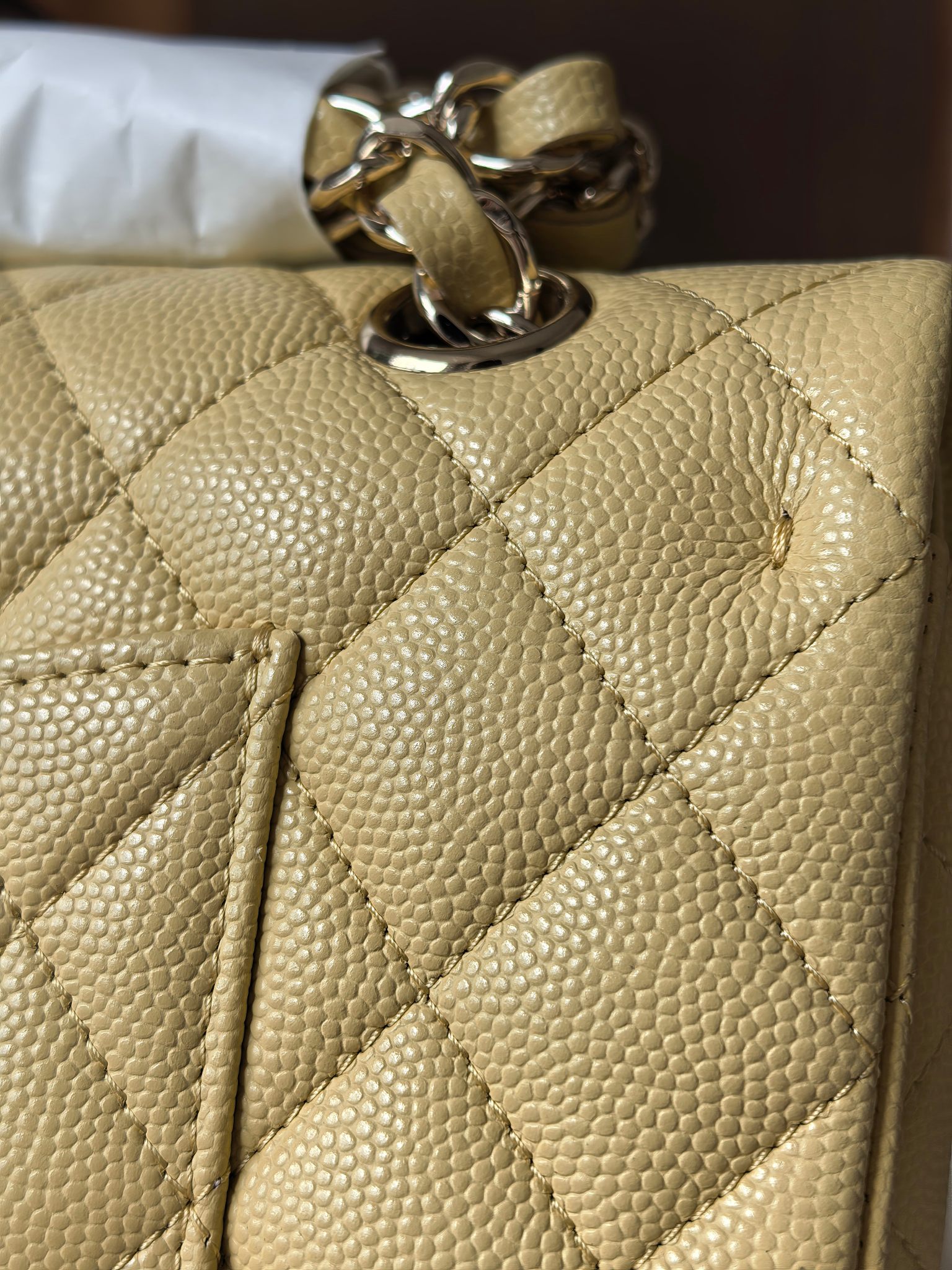 Chanel Light yellow CF 25.5