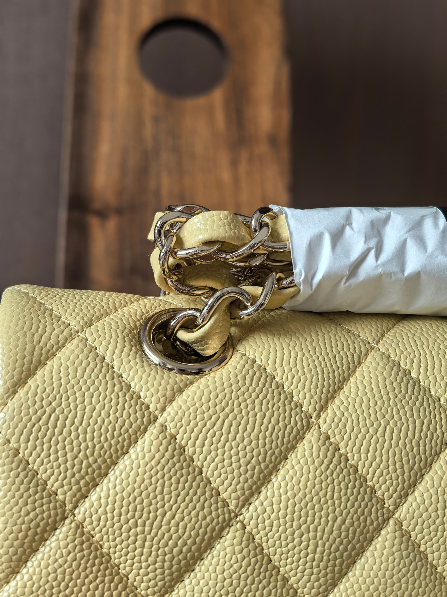 Chanel Light yellow CF 25.5