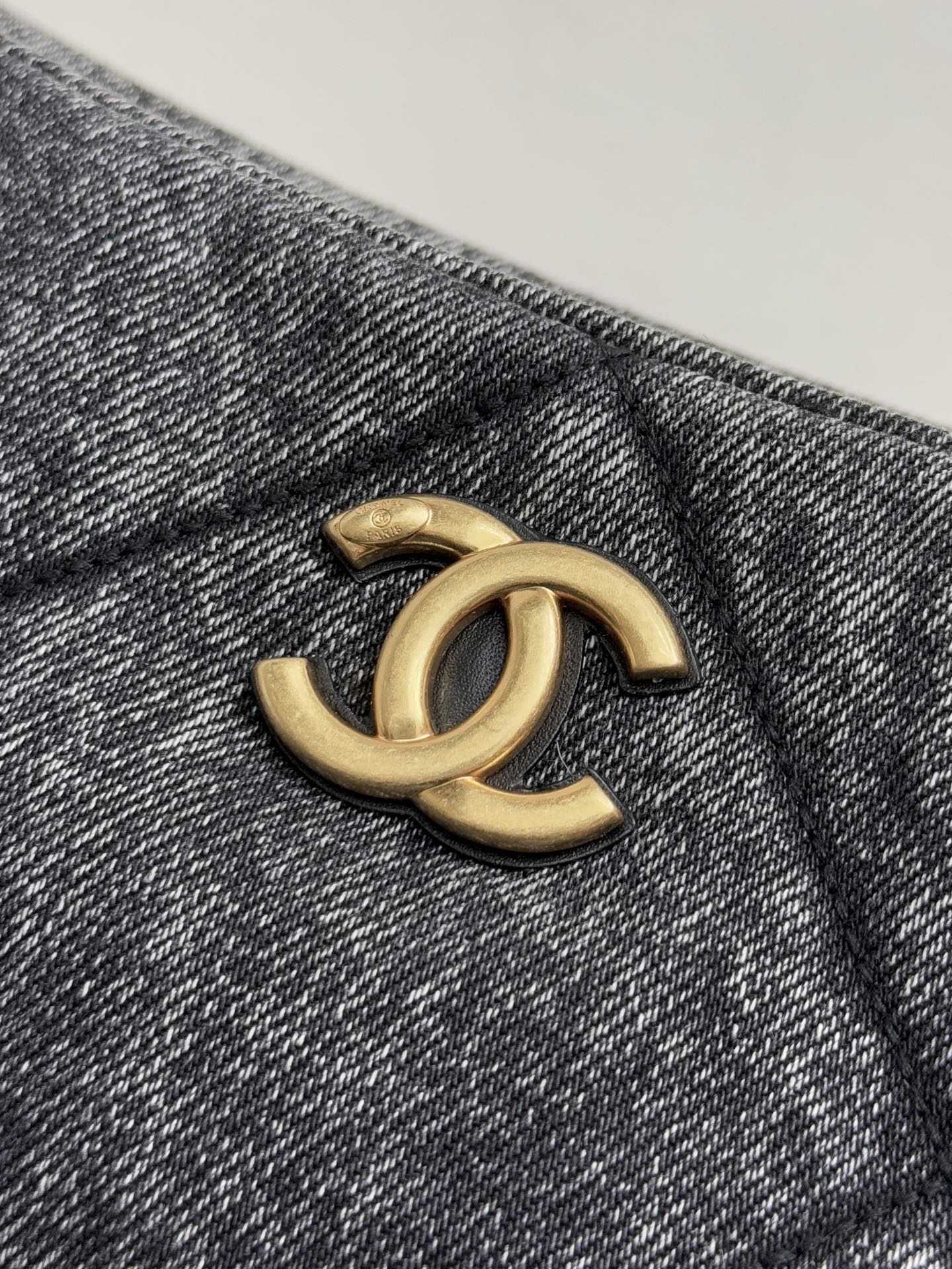 Chanel Ohanel 25K Hobo Denim Shopping Bag