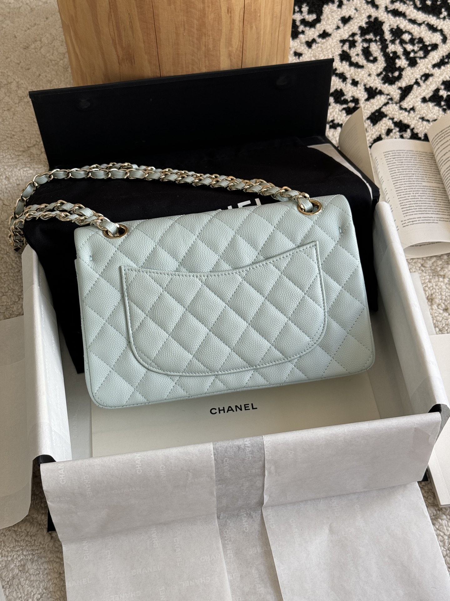 CHANEL CF series Caviar small pebble grain