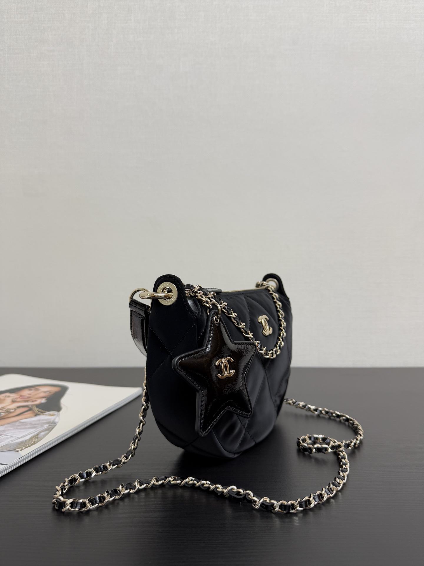 Chanel Ohanel 25N Skiing Series Crescent Bag