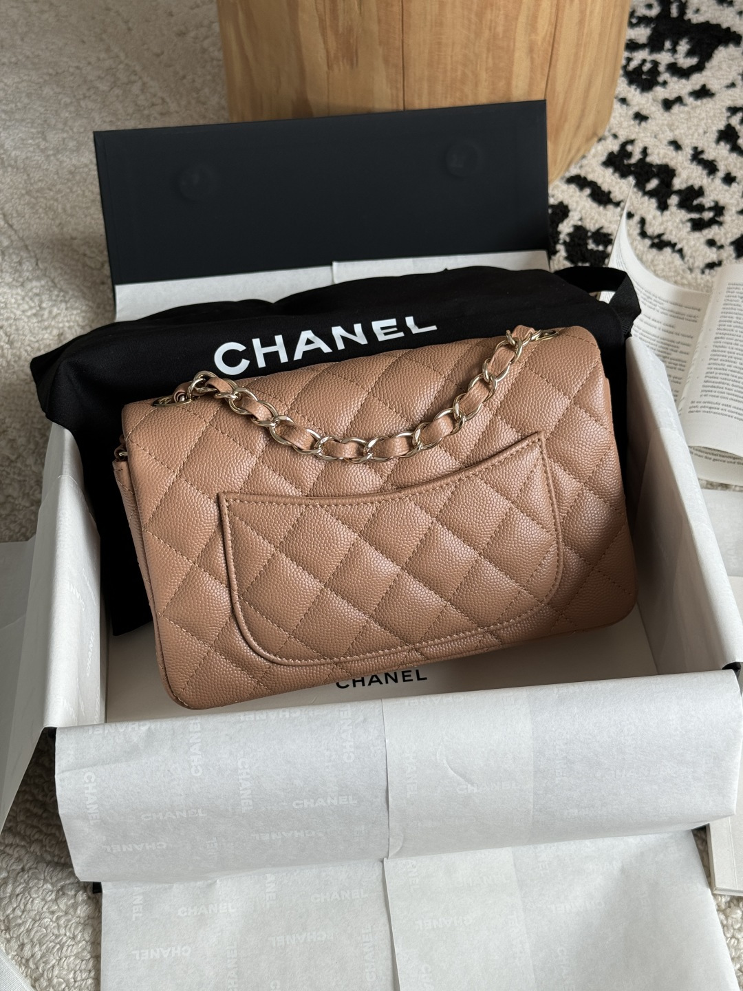 CHANEL CF series Caviar small pebble grain