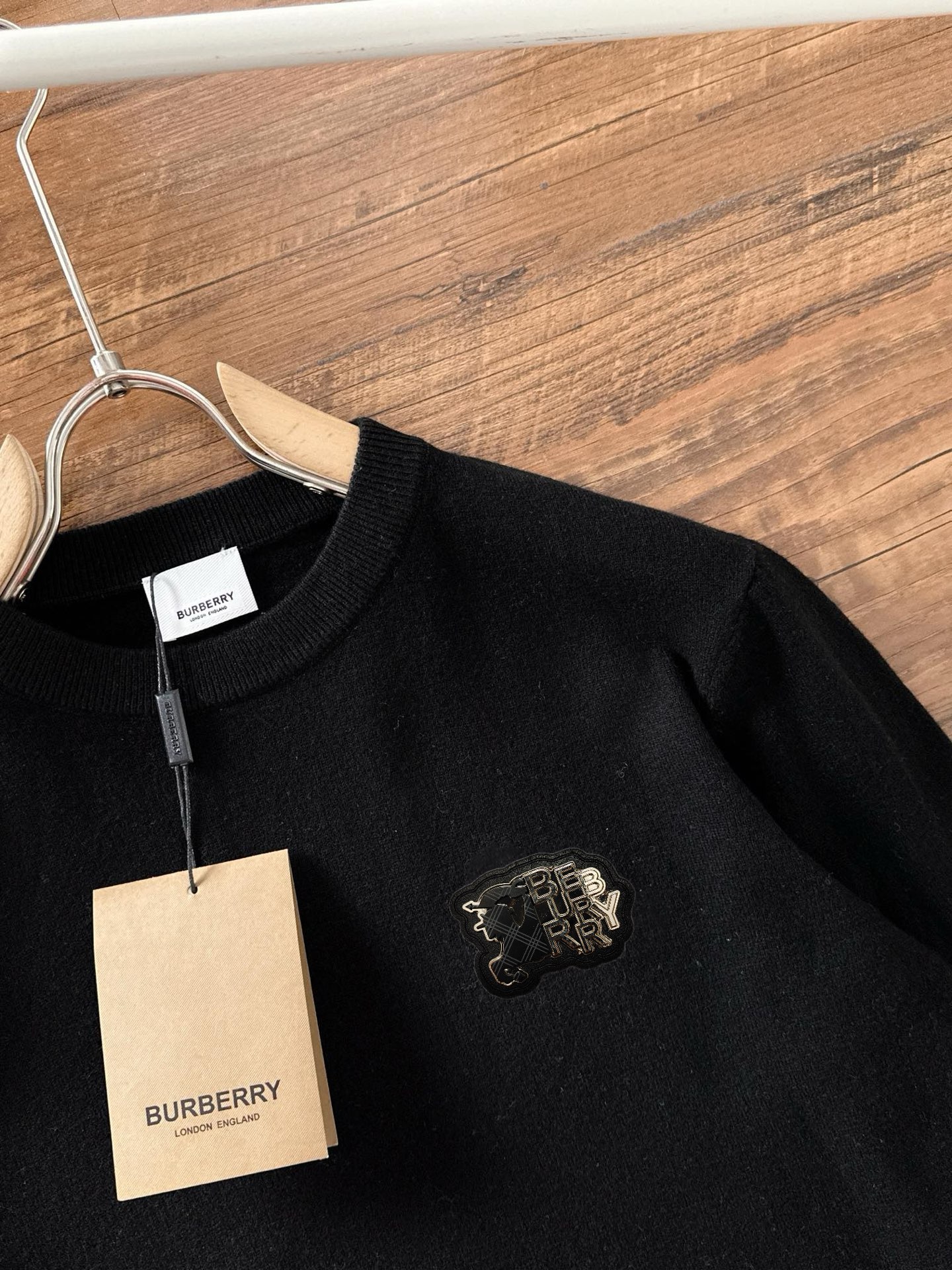 Burberry Exquisite Logo Crew Neck Sweater