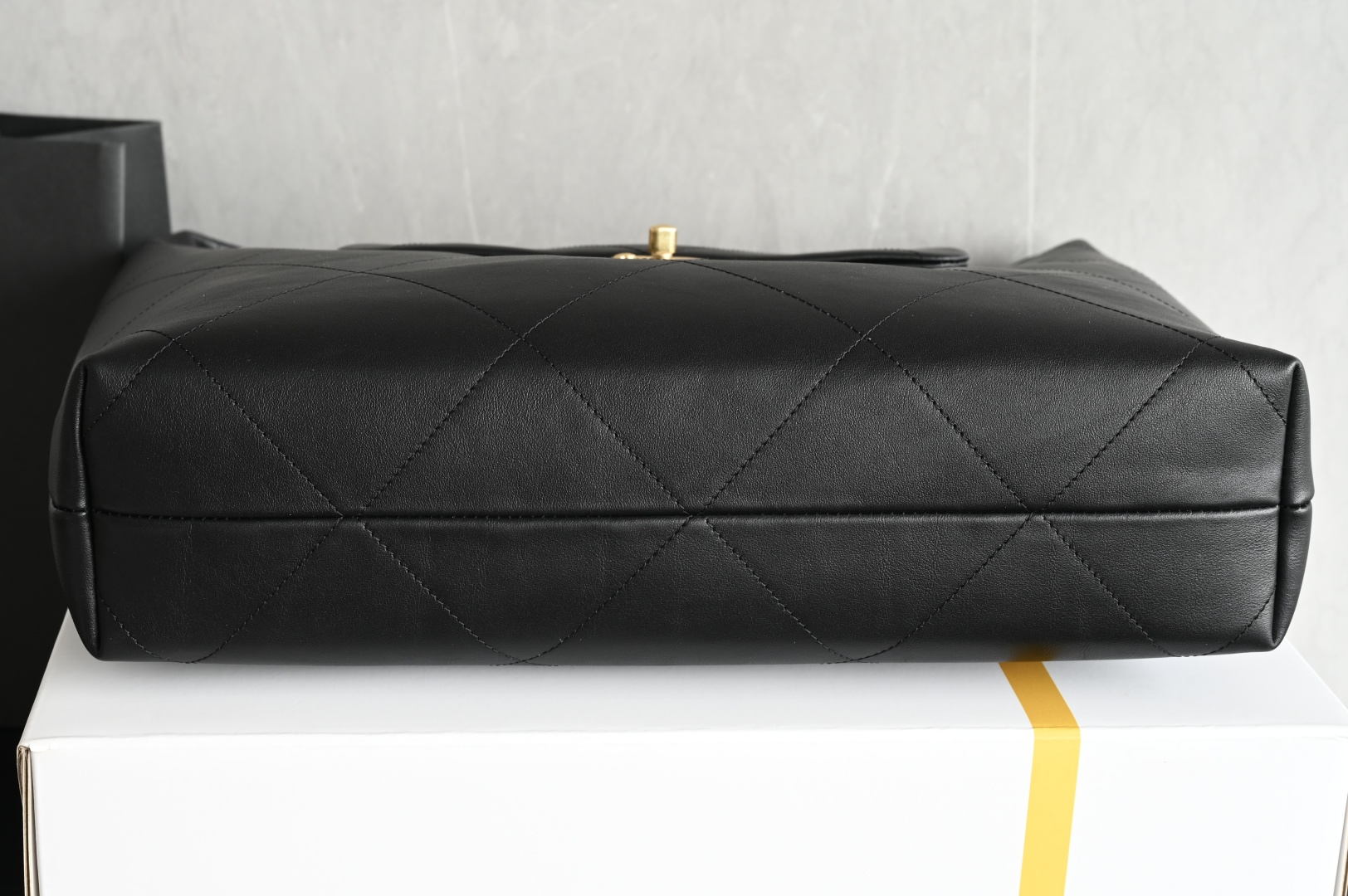 Chanel 25k big gold chain hobo