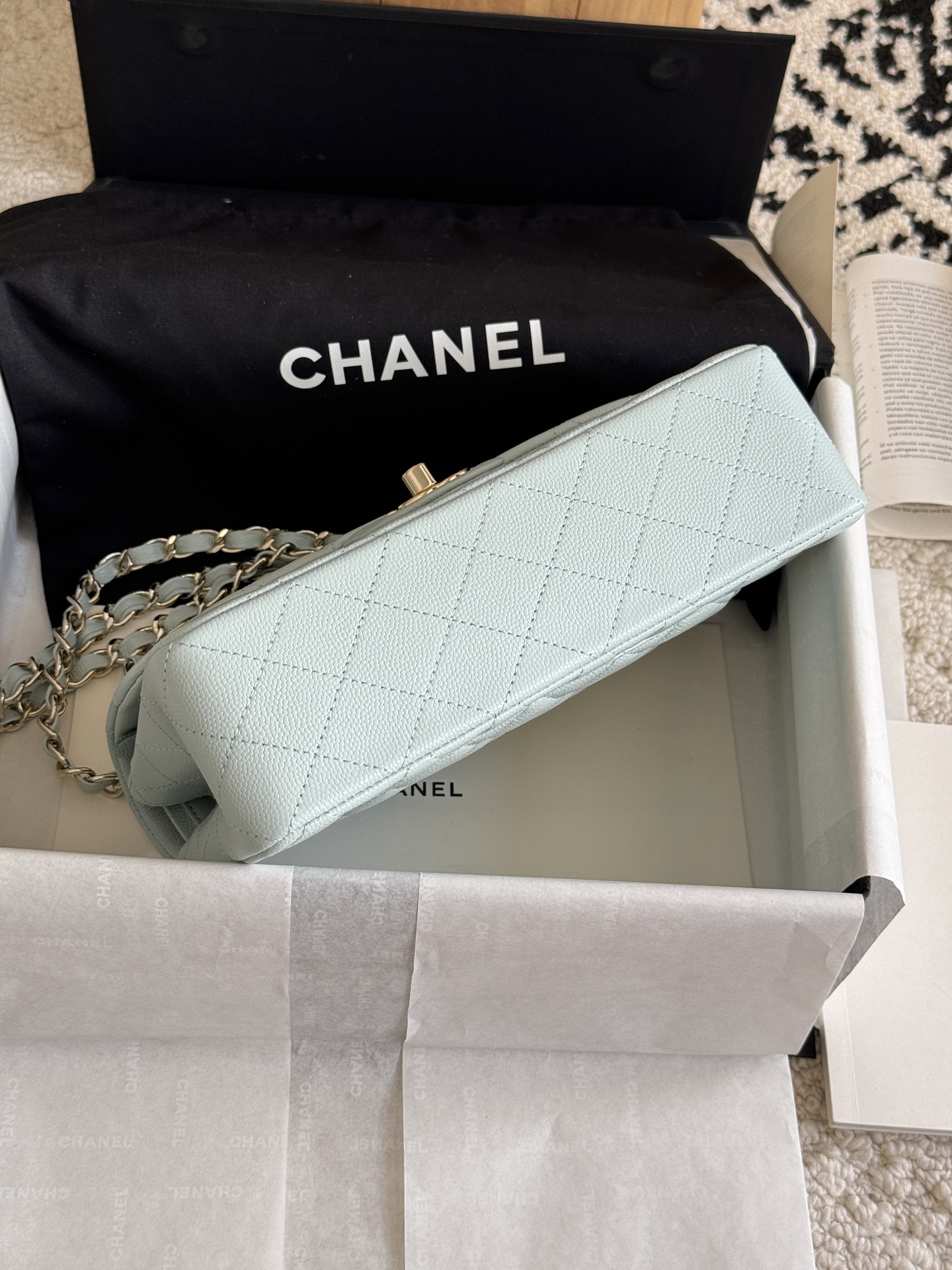 CHANEL CF series Caviar small pebble grain