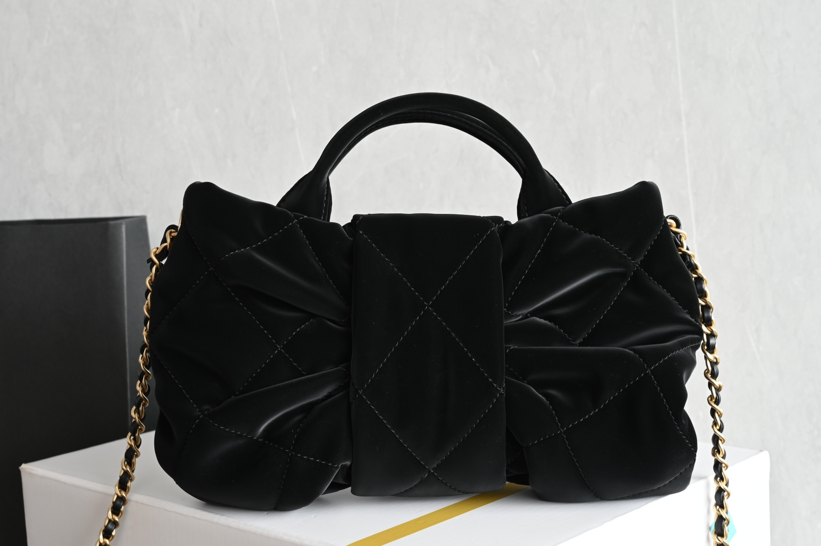 CHANEL 25K Velvet Bow Bag