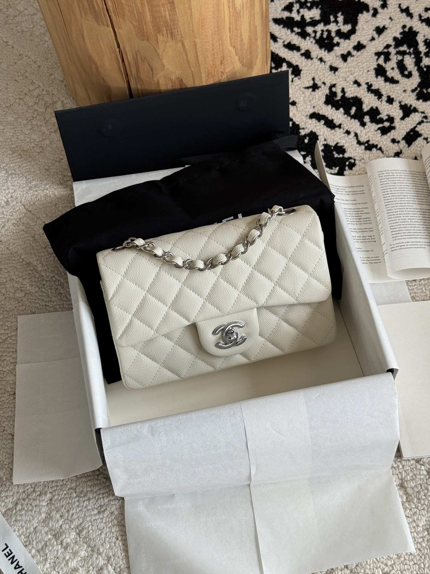 CHANEL CF series Caviar small pebble grain