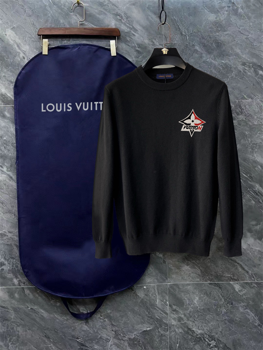 Louis Vuitton Exquisite Logo Crew Neck Sweater