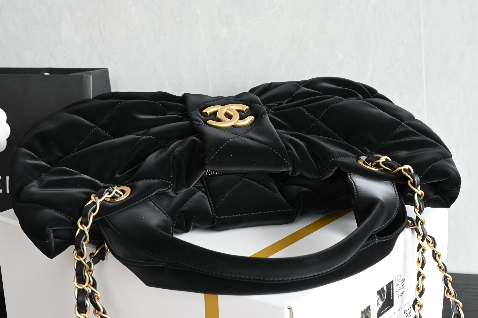 CHANEL 25K Velvet Bow Bag