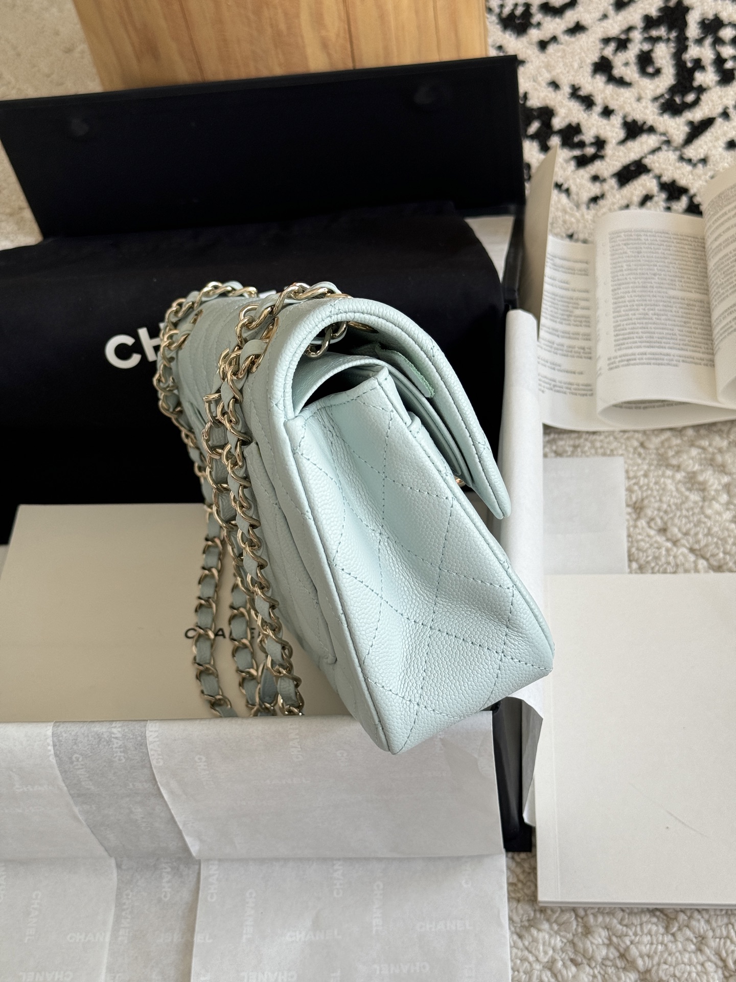 CHANEL CF series Caviar small pebble grain