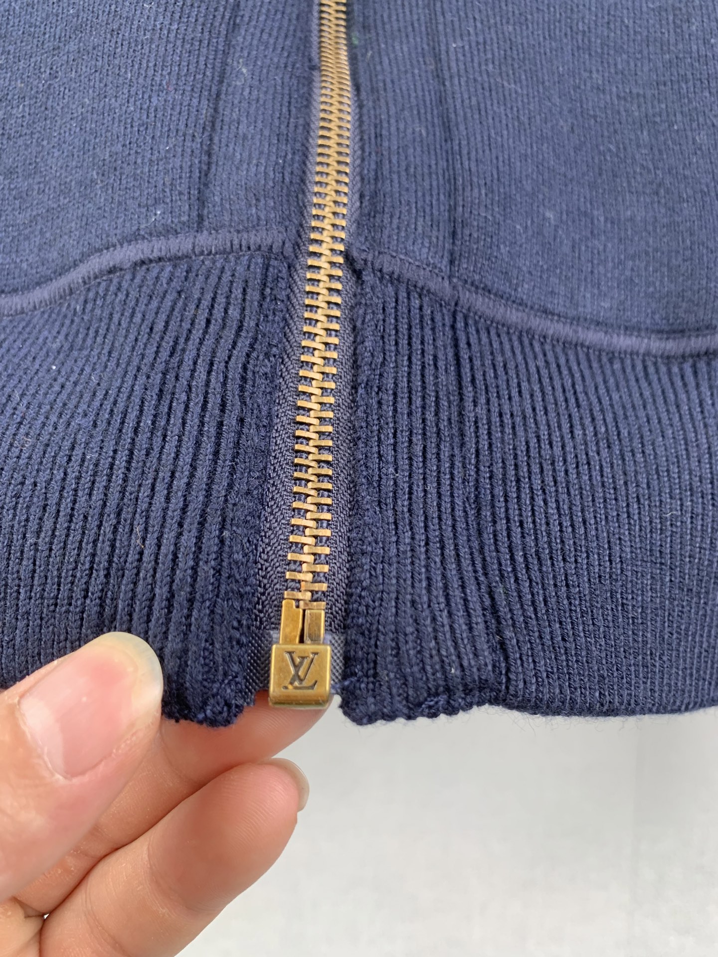 LOUIS VUITTON Reversible Hooded Knitted Sweater