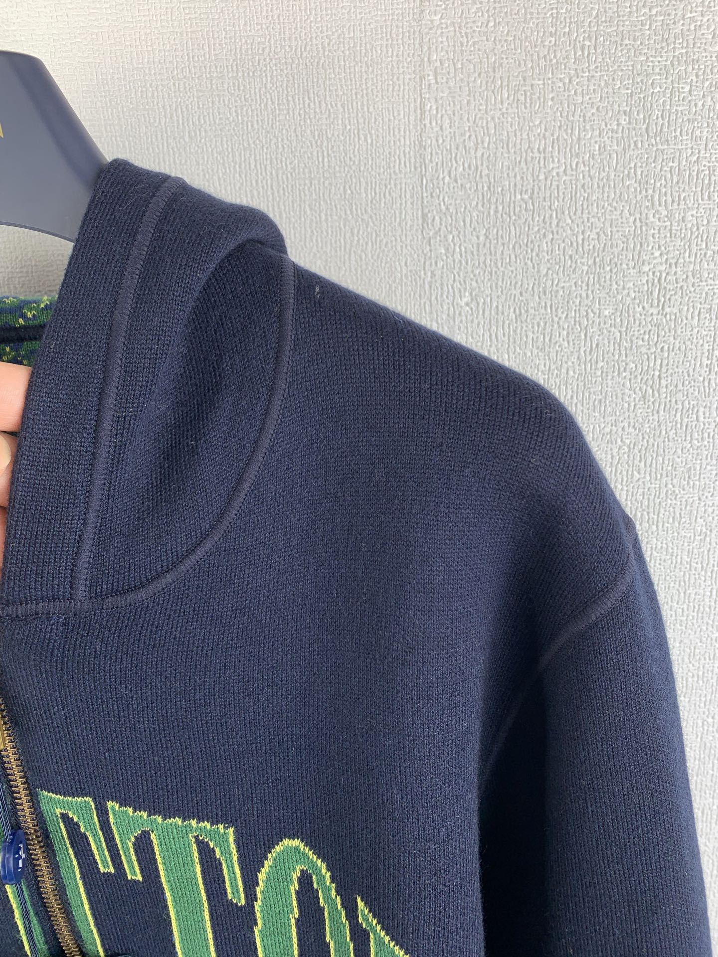 LOUIS VUITTON Reversible Hooded Knitted Sweater