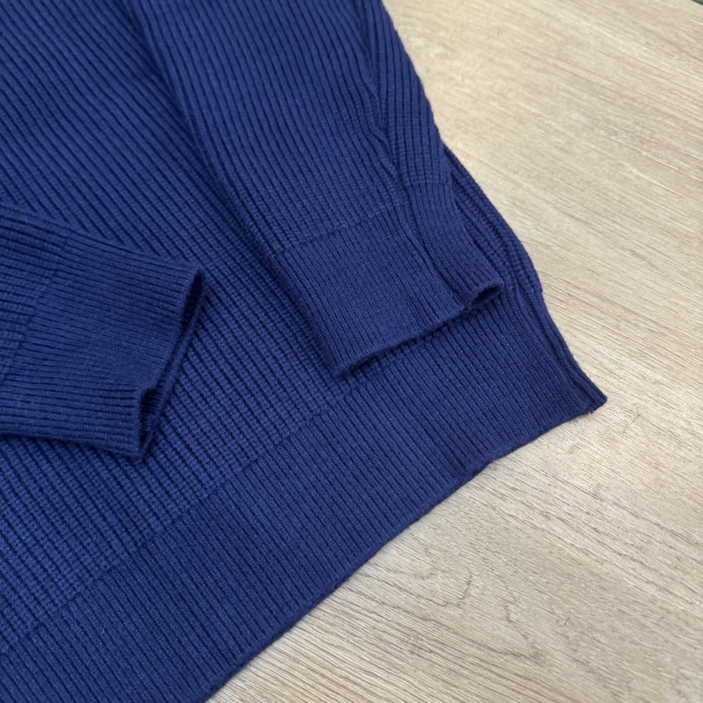 Celine Embroidered Logo Letter Round-Neck Sweater