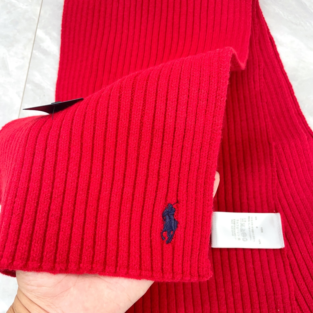 Polo Knit Hat and Scarf Set