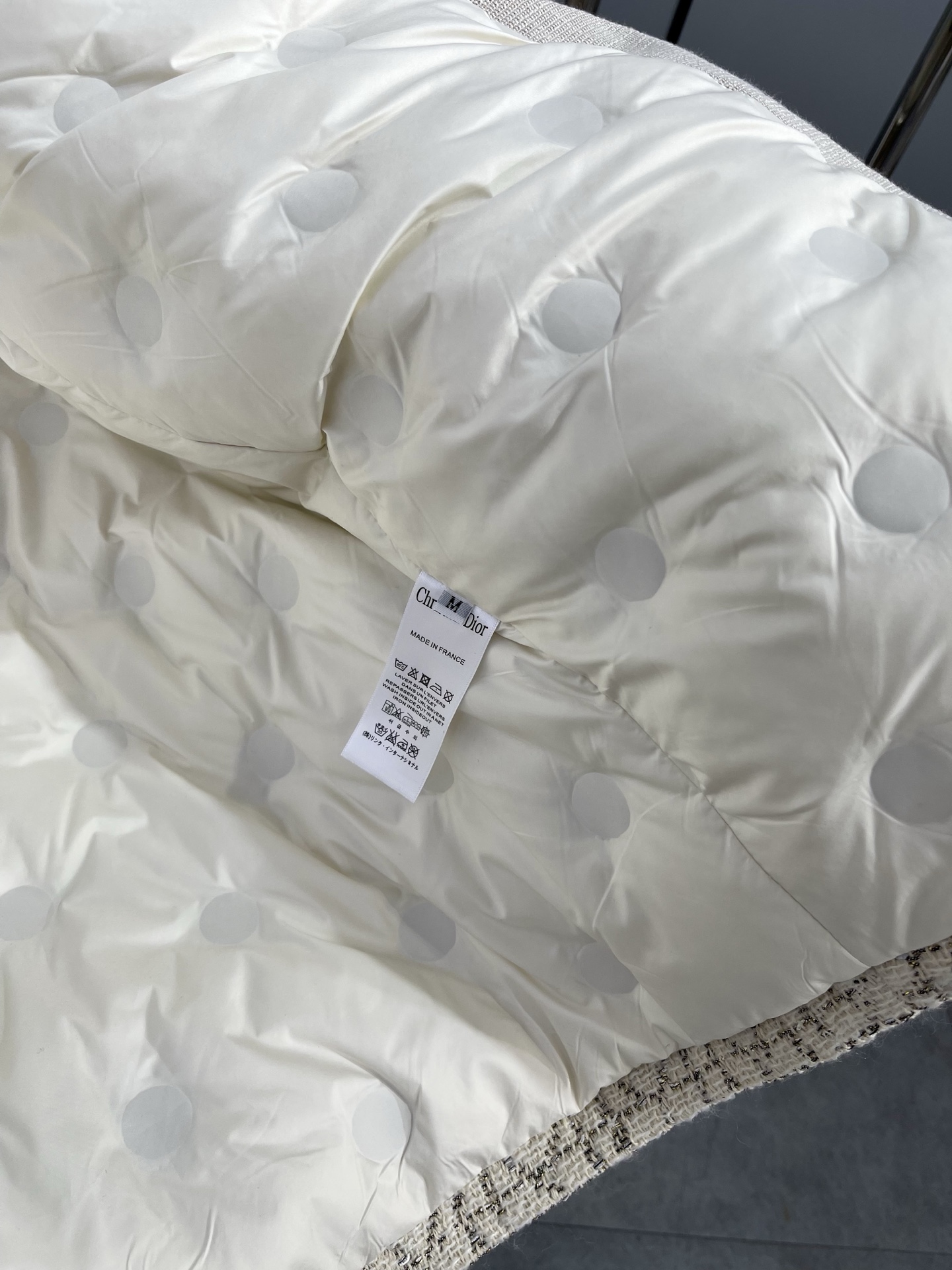 DR Chanel-style Quilted Down Jacket