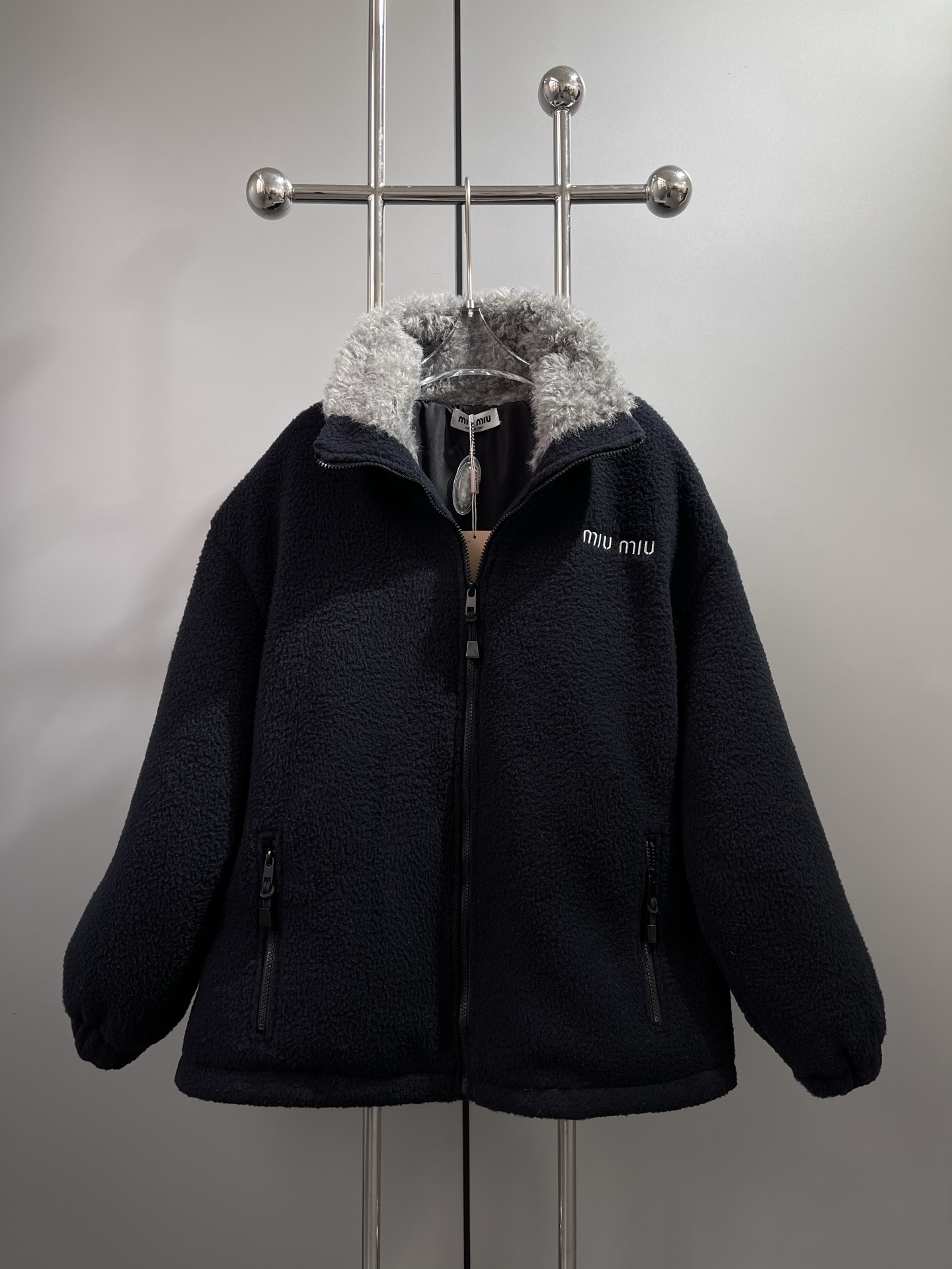 Miu Miu Fleece Puffer Jacket