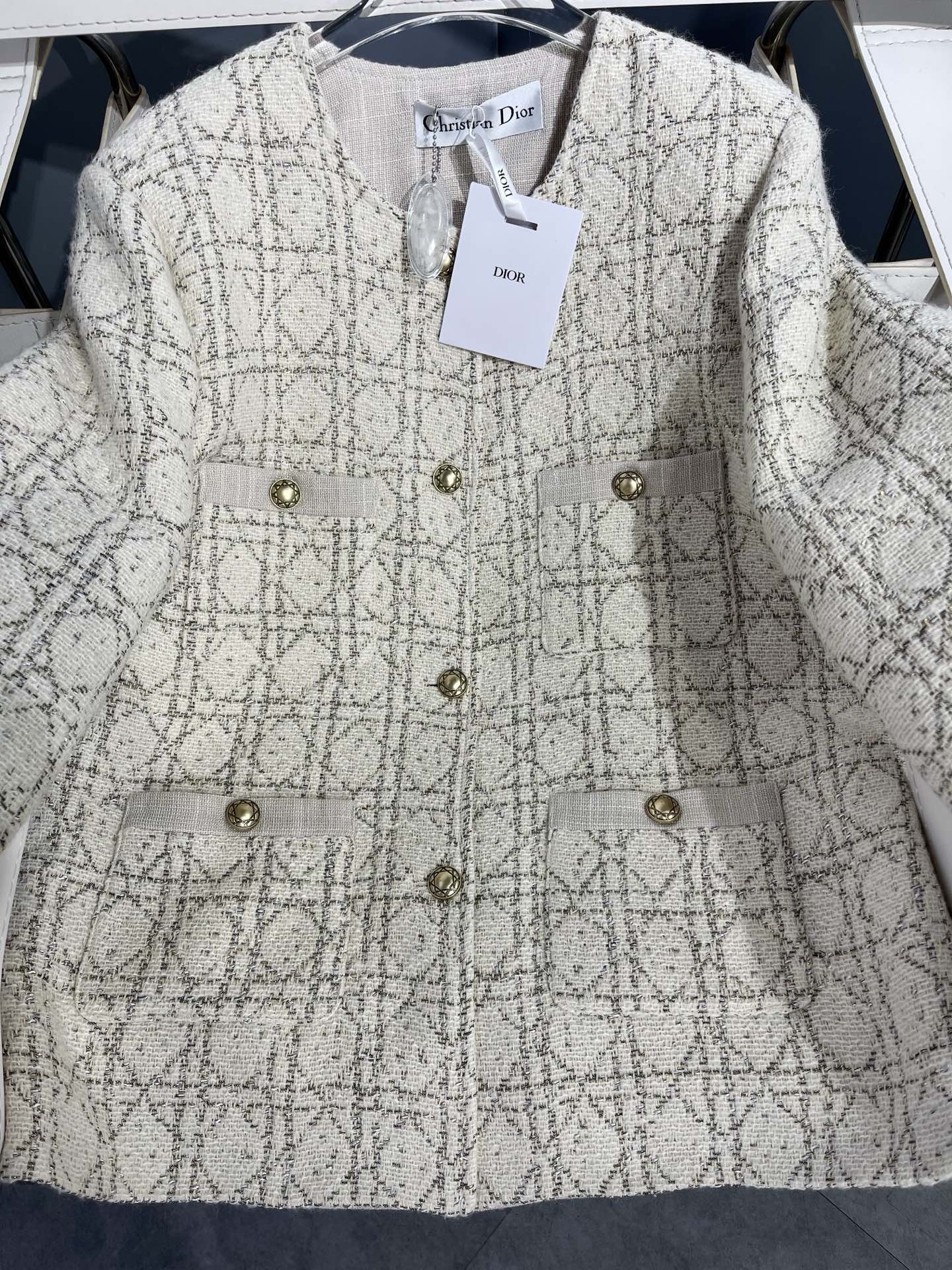 DR Chanel-style Quilted Down Jacket