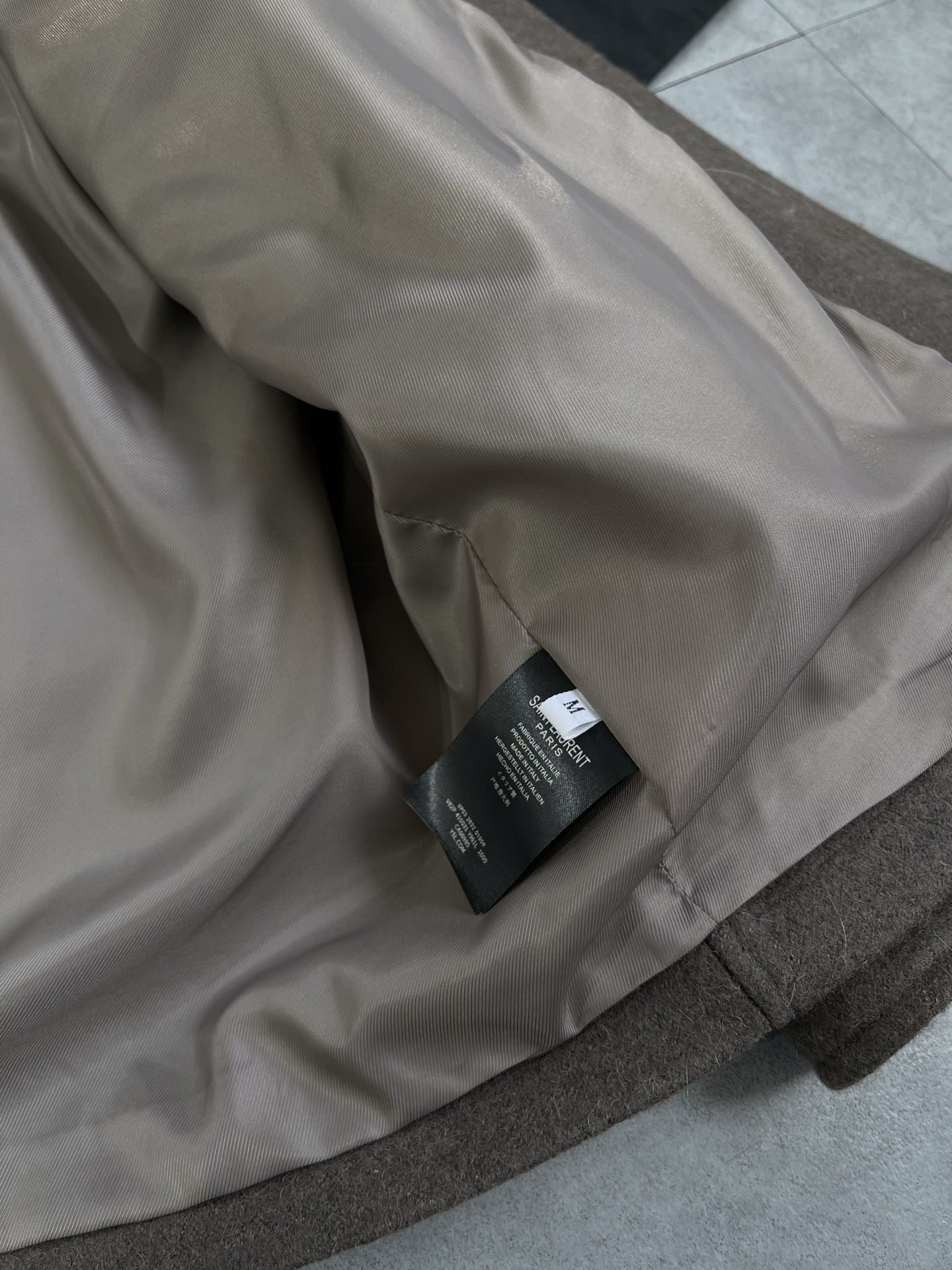 Sage Green Wool Overcoat