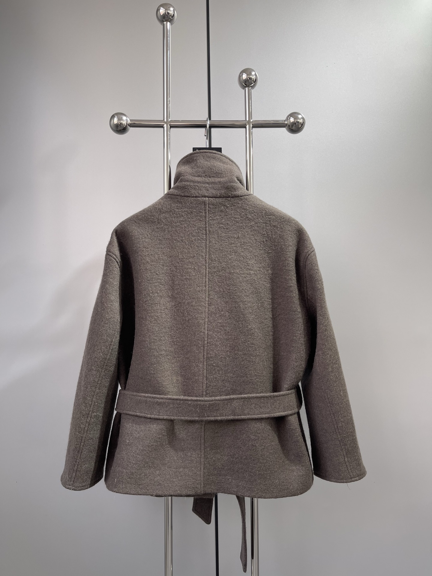 Sage Green Wool Overcoat