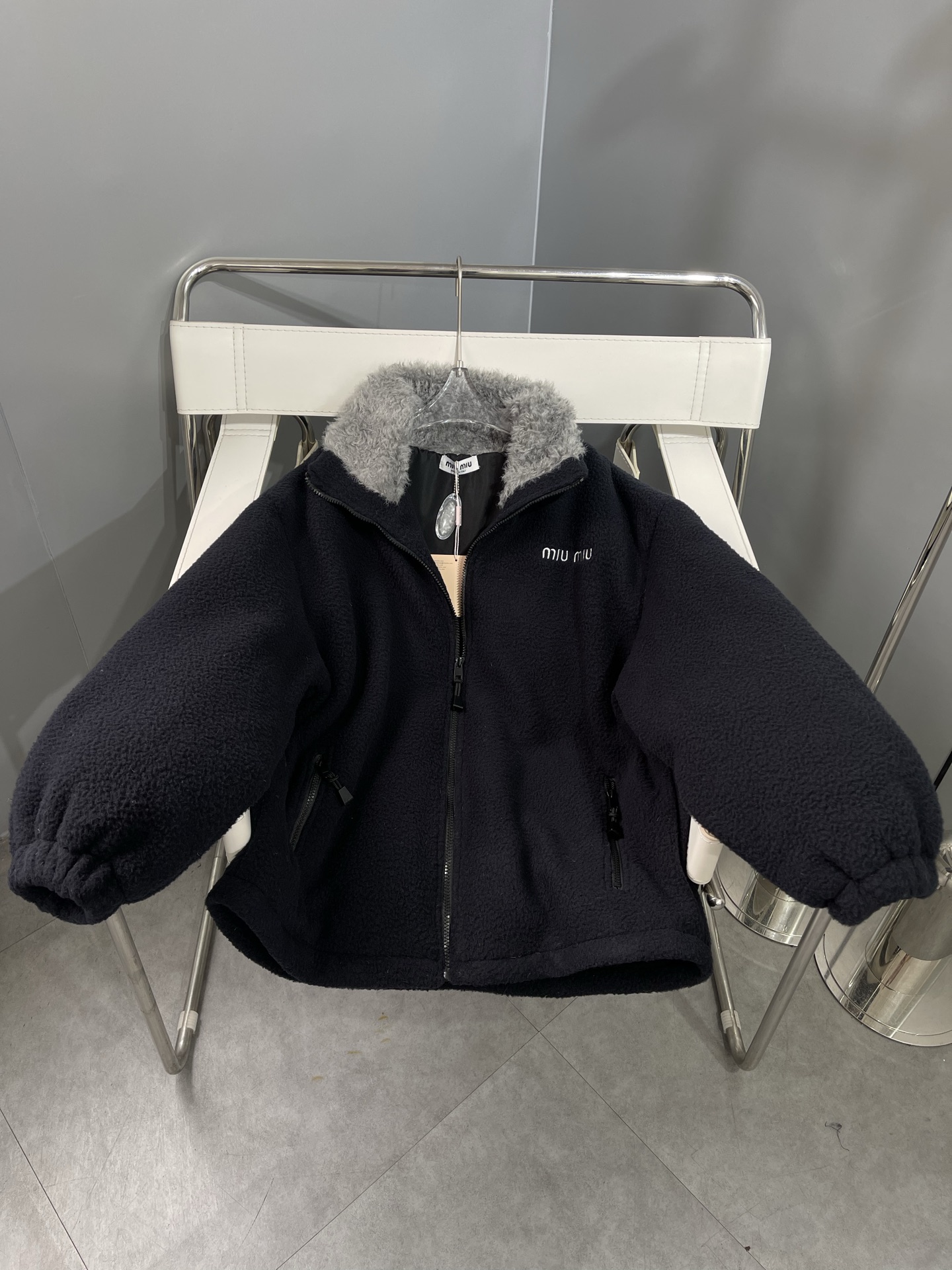 Miu Miu Fleece Puffer Jacket