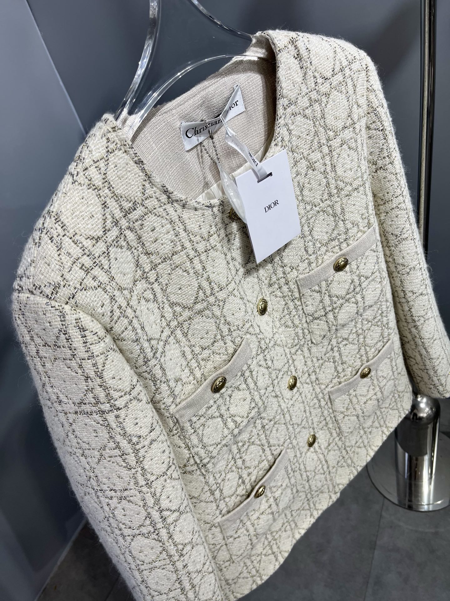 DR Chanel-style Quilted Down Jacket