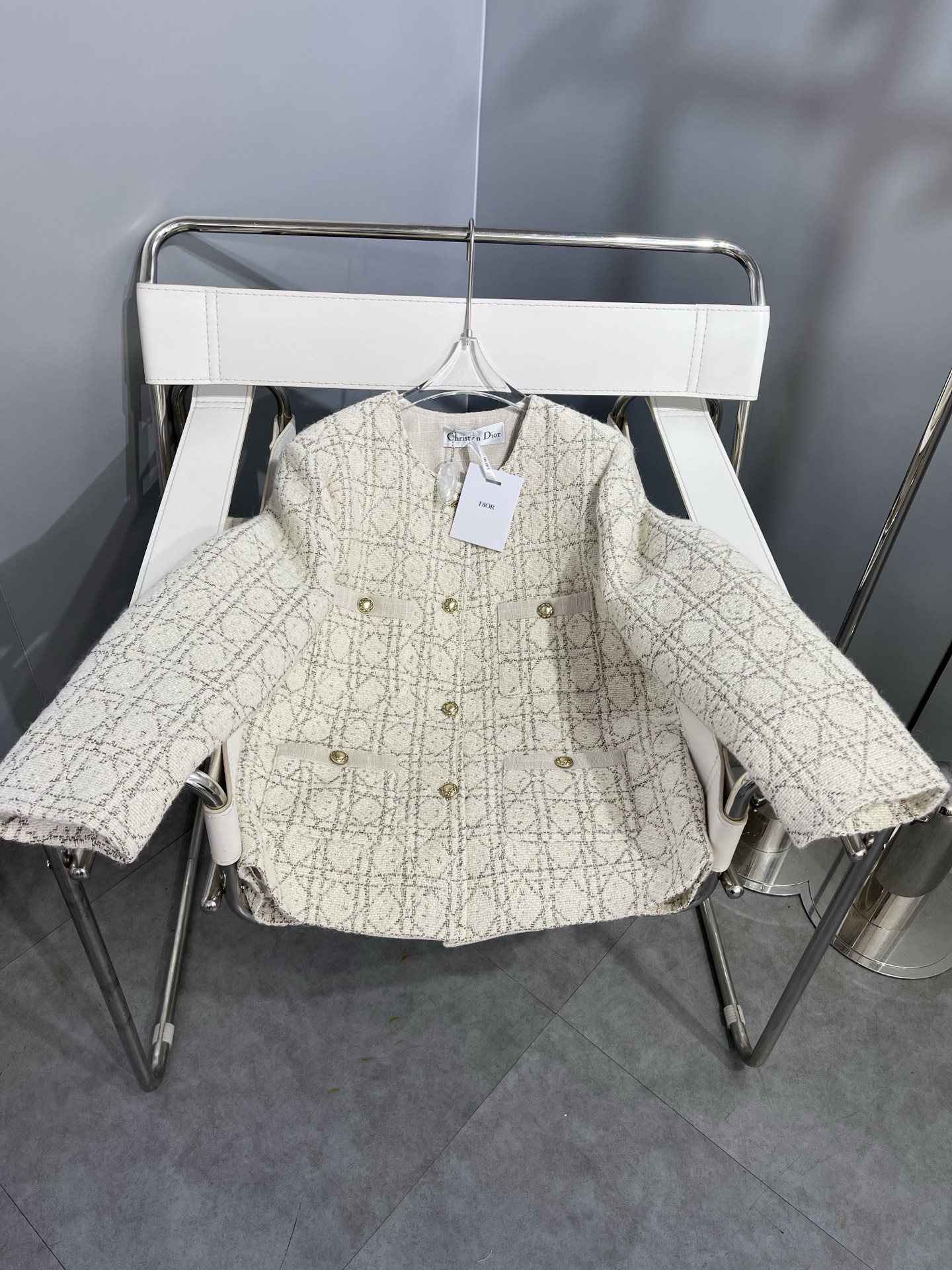 DR Chanel-style Quilted Down Jacket