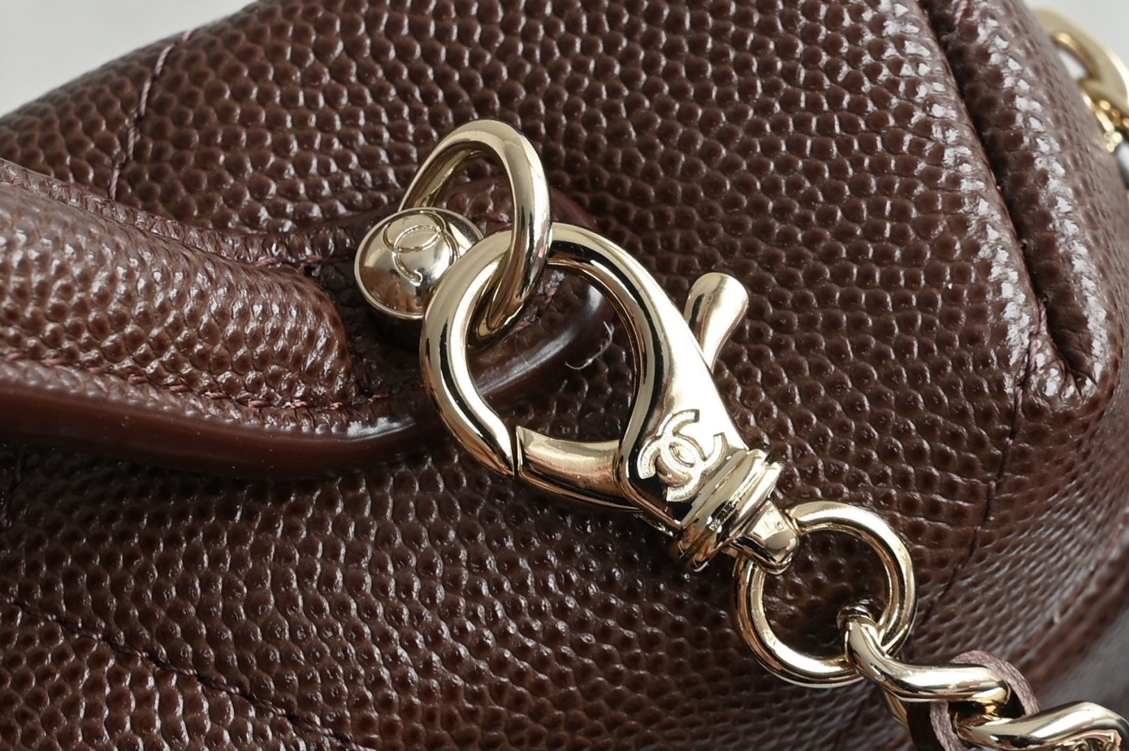 CHANEL lunch box chain bag