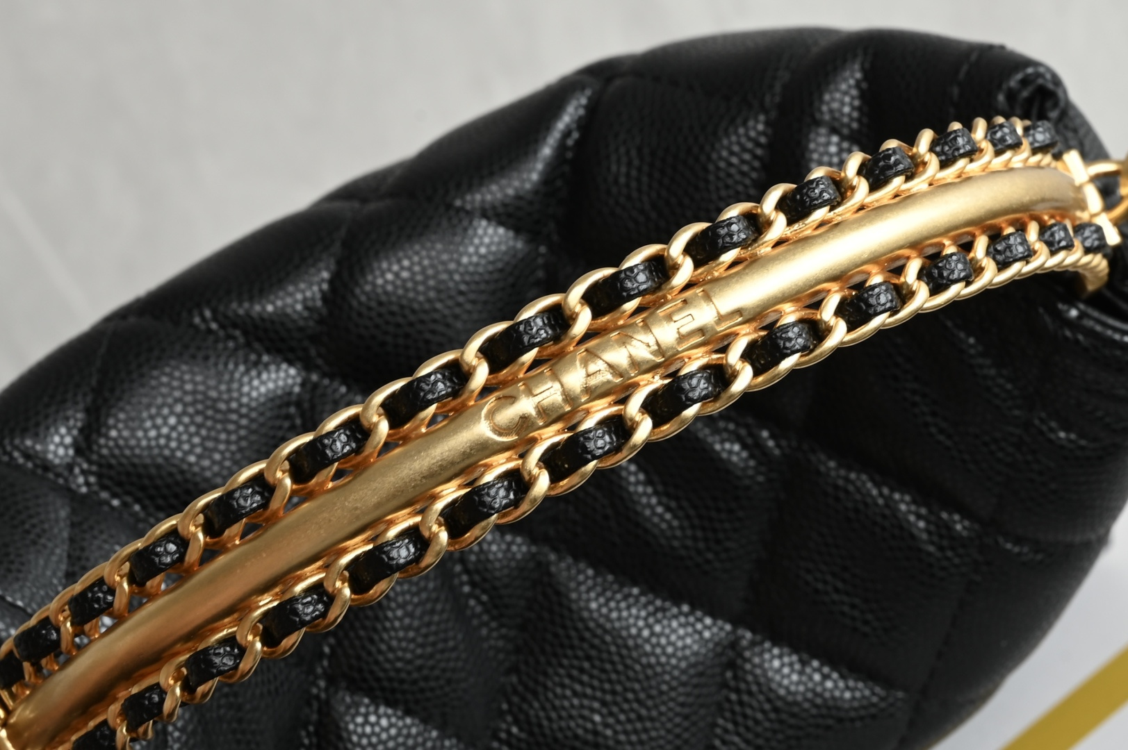 Chanel 24A Woven Letter Handle Bag