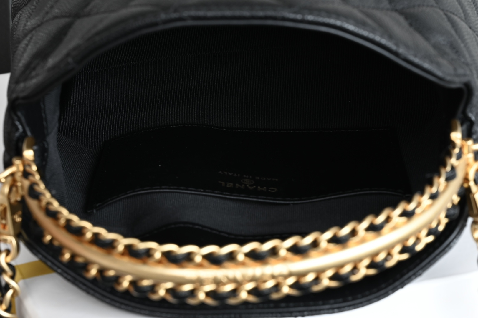 Chanel 24A Woven Letter Handle Bag