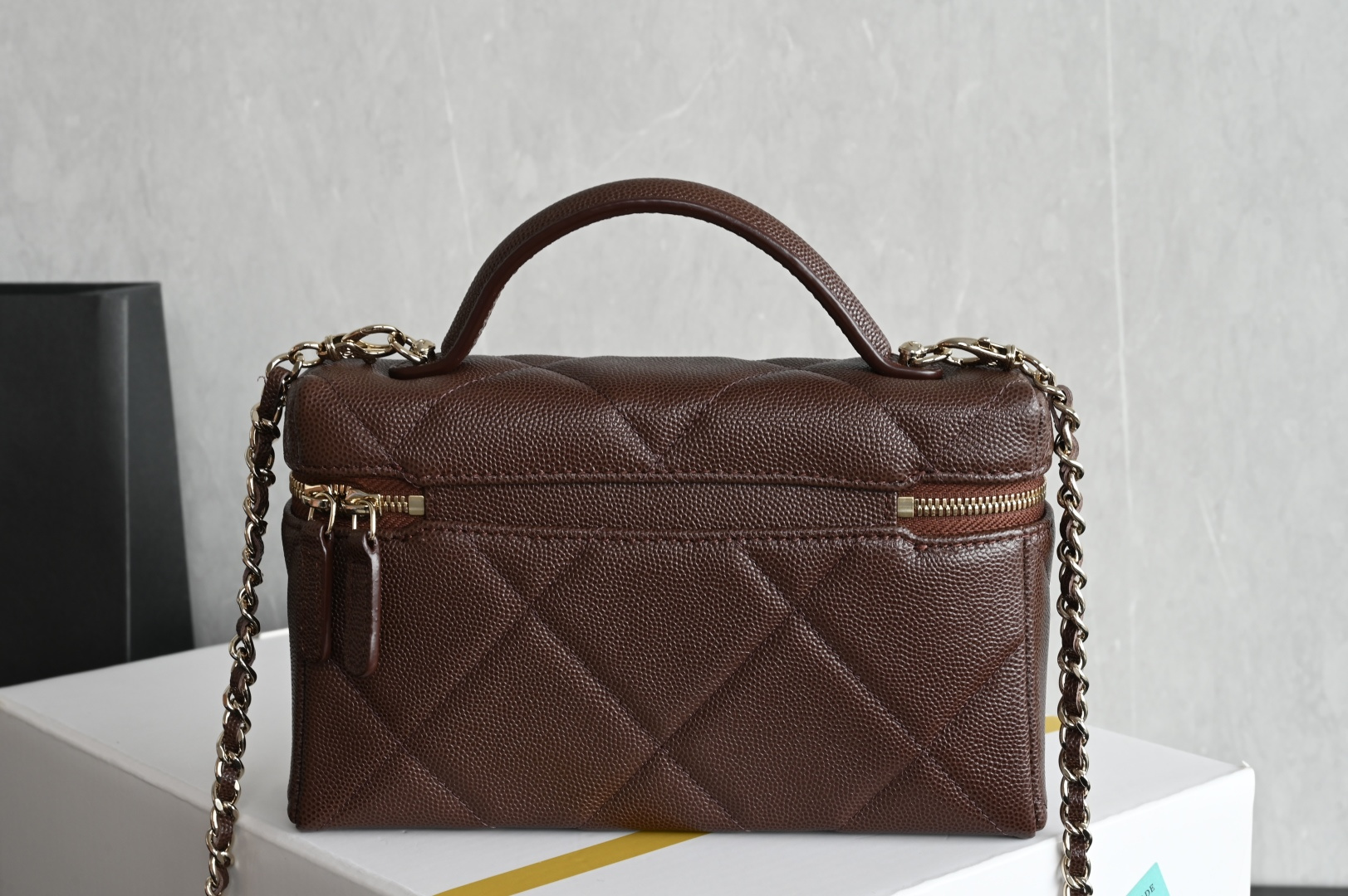 CHANEL lunch box chain bag