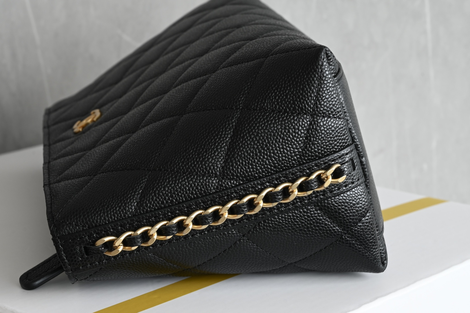 Chanel 25A hand-held toiletry bag