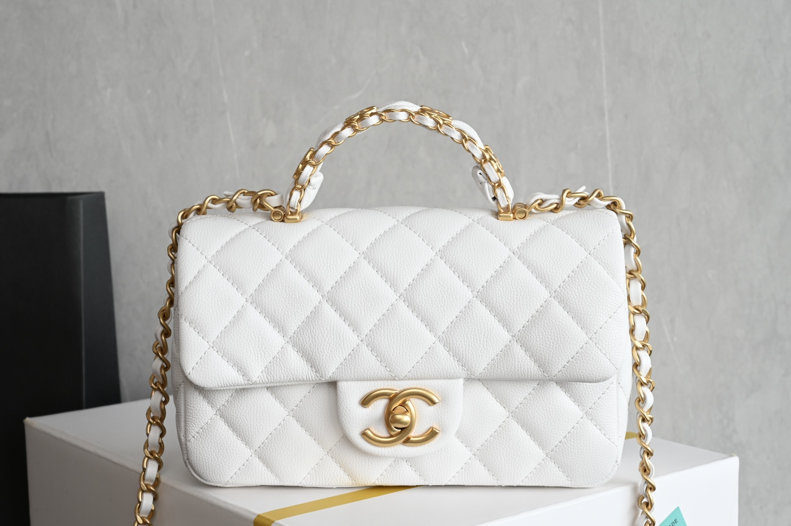 CHANNEL 25B Lychee grain handle large mini