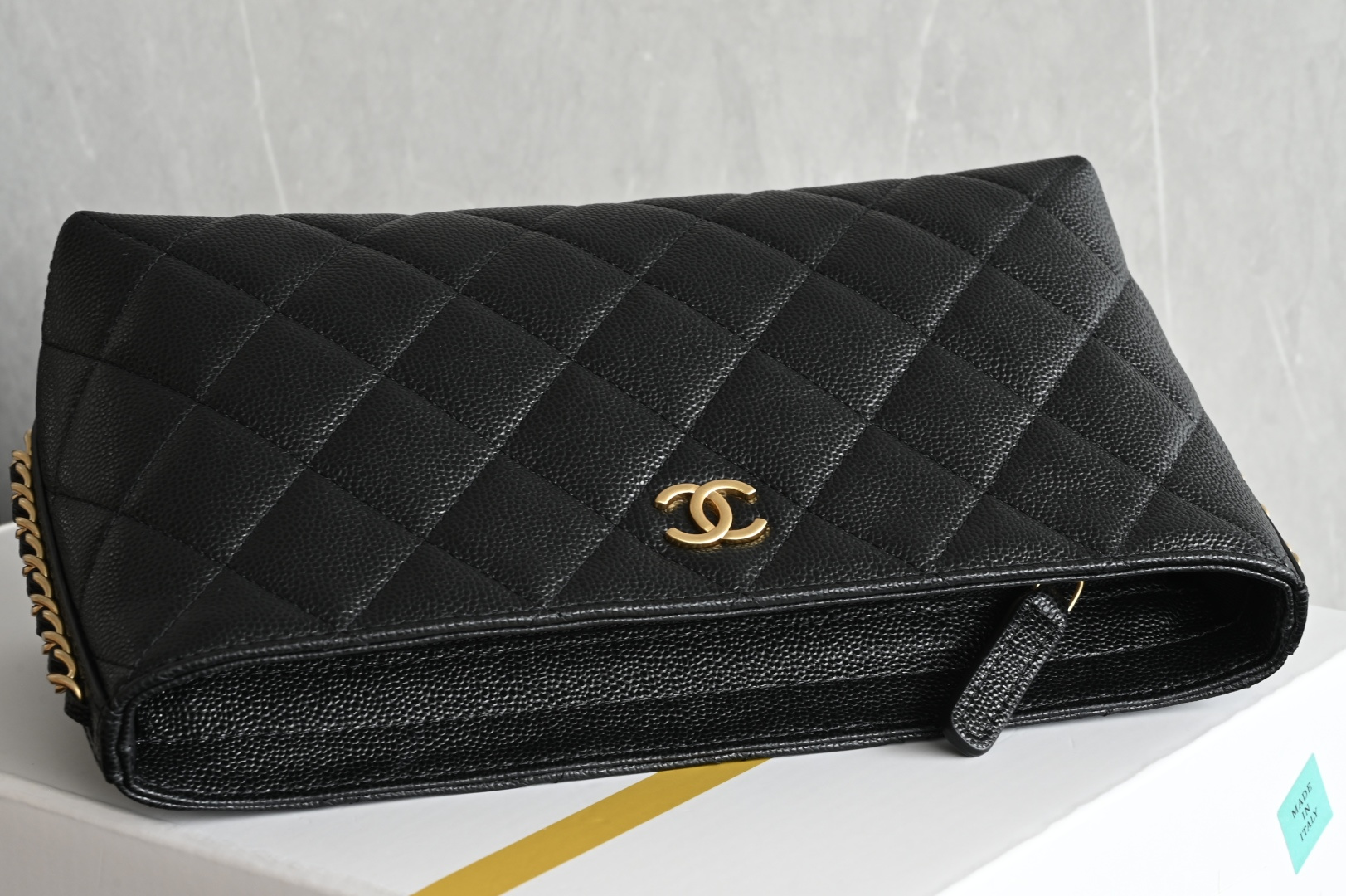 Chanel 25A hand-held toiletry bag