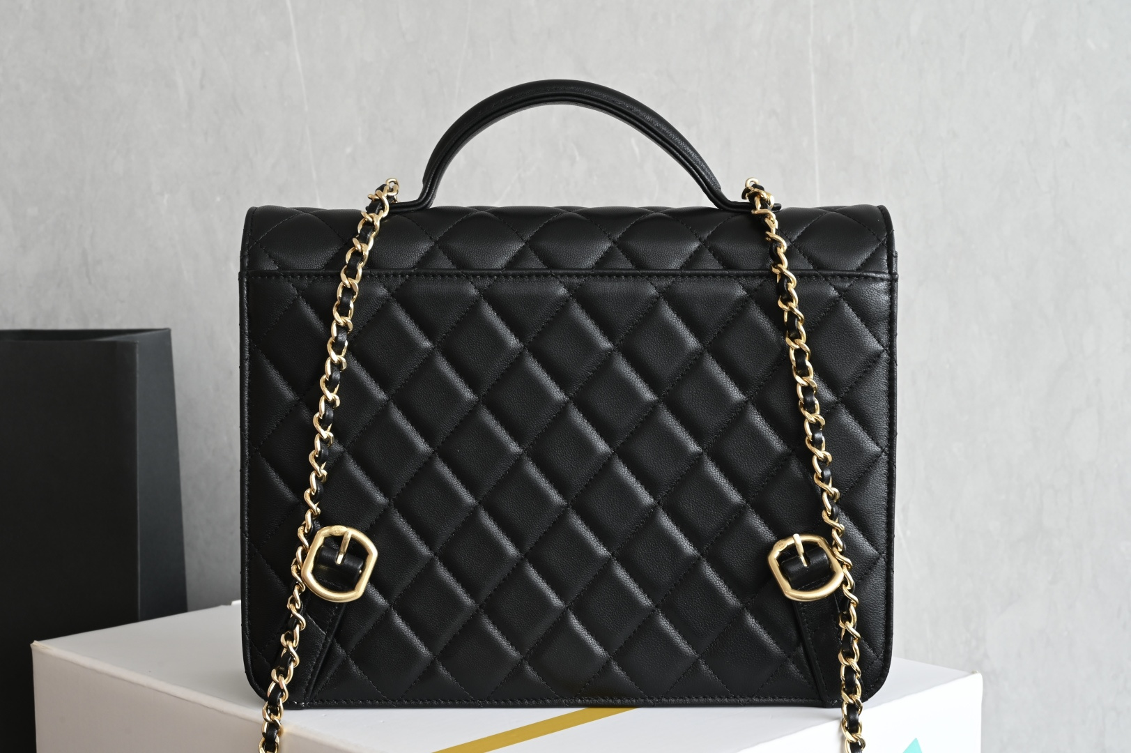 Chanel 25B Rivet Messenger Backpack