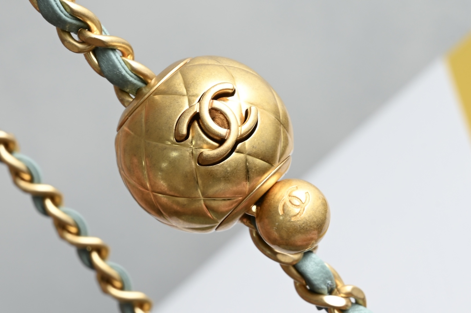 Chanel 25A Gold Ball Flap Bag