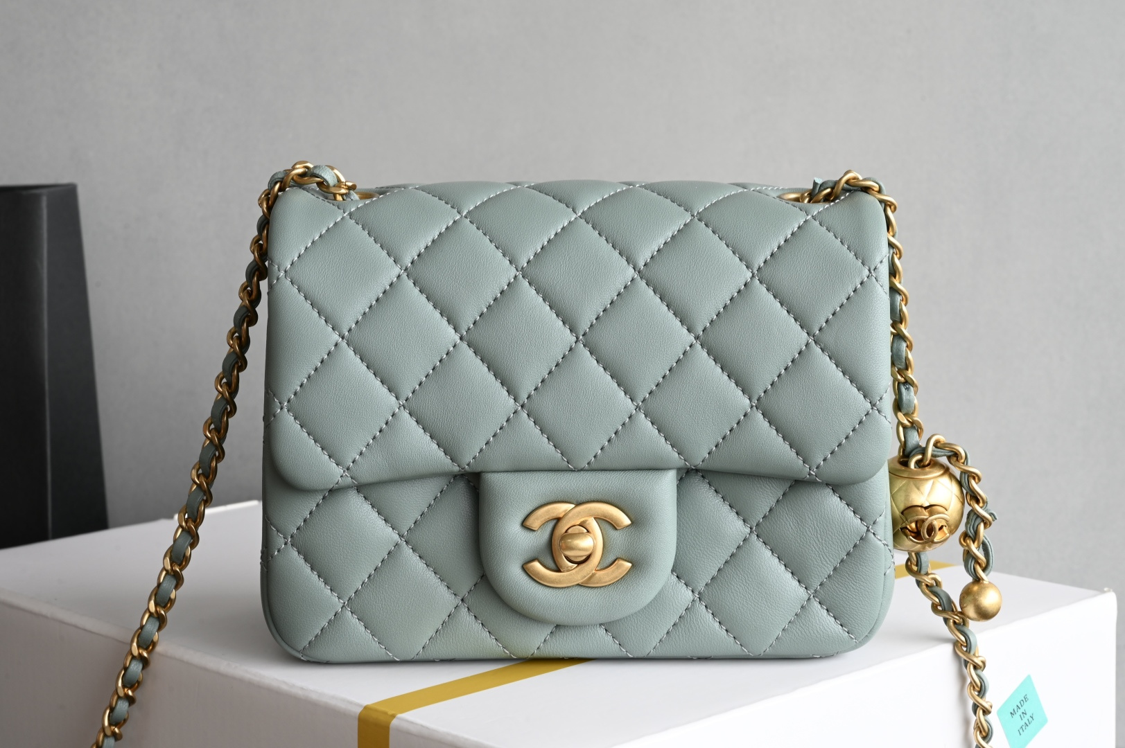 Chanel 25A Gold Ball Flap Bag