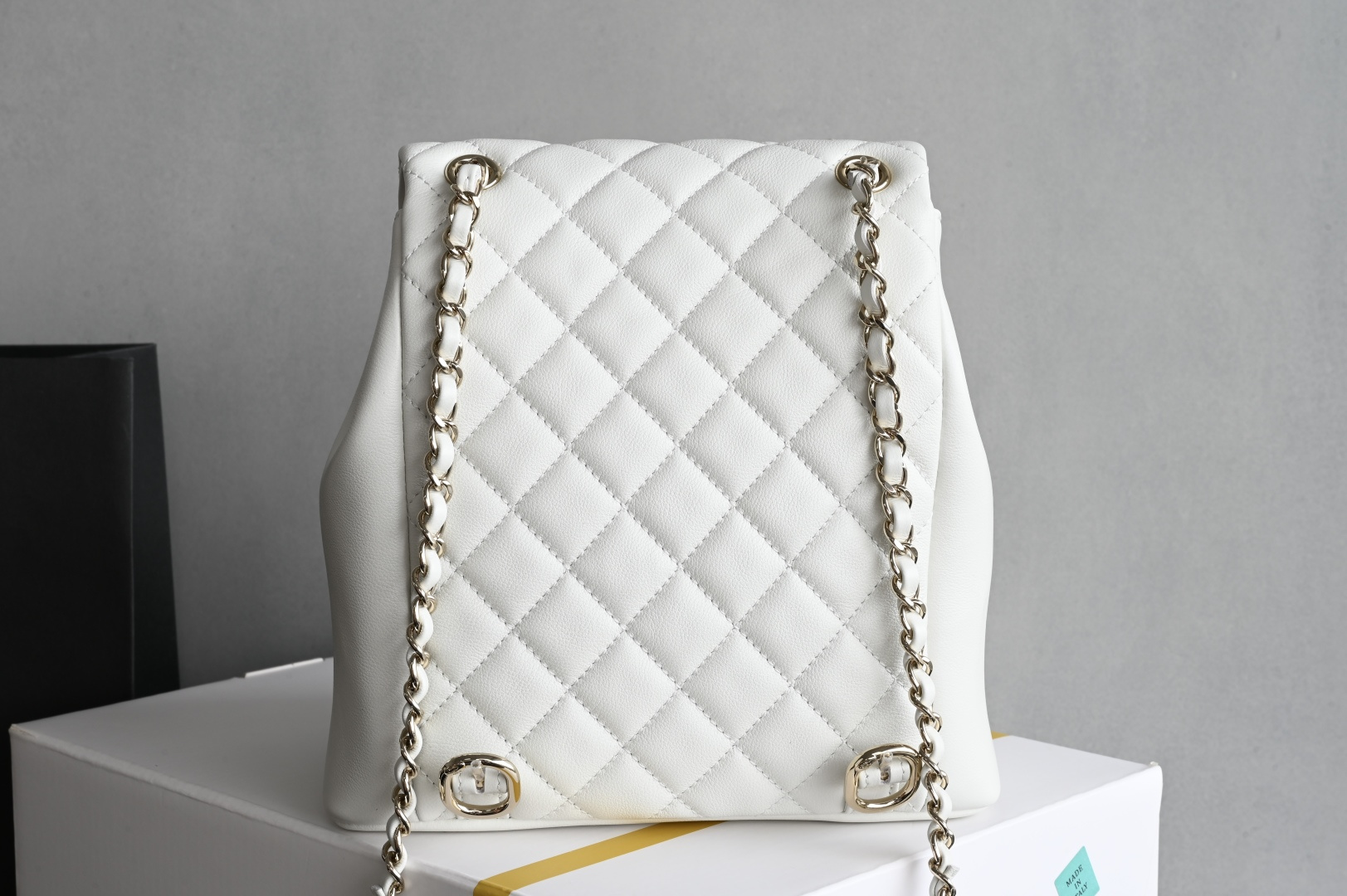 Channel 24A double pocket vegetable-tanned cowhide backpack