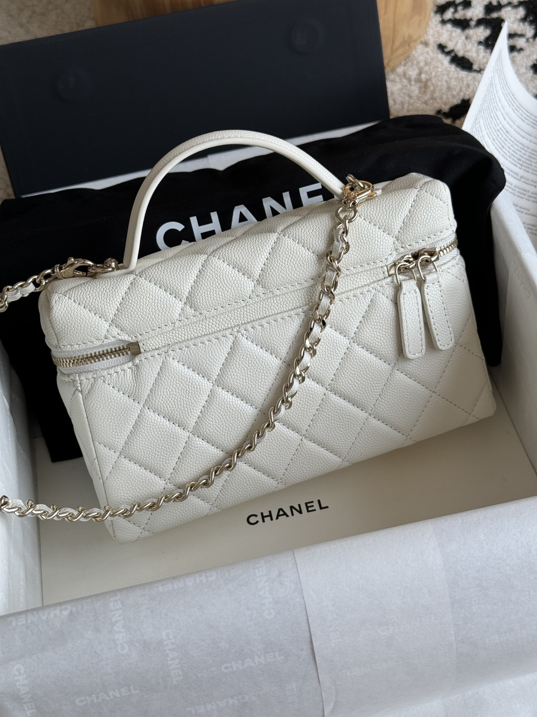 Chanel 25P Limited Edition Heart Rhinestone Bag