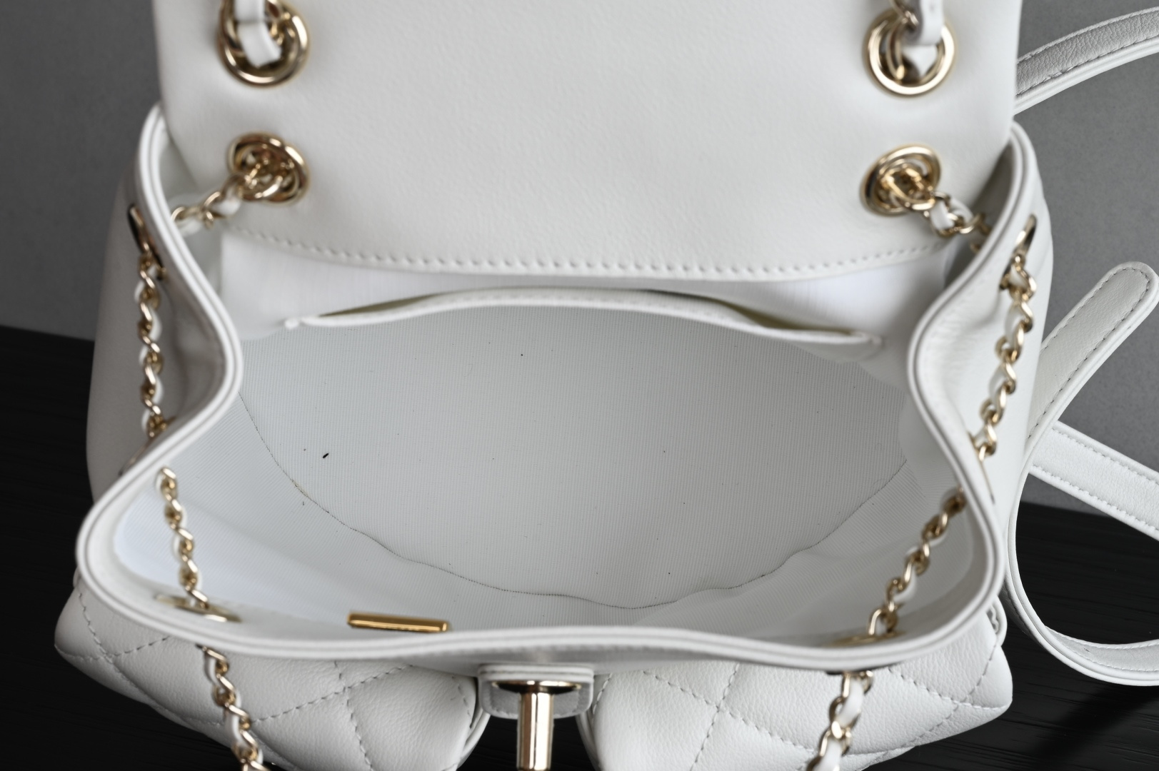 Channel 24A double pocket vegetable-tanned cowhide backpack