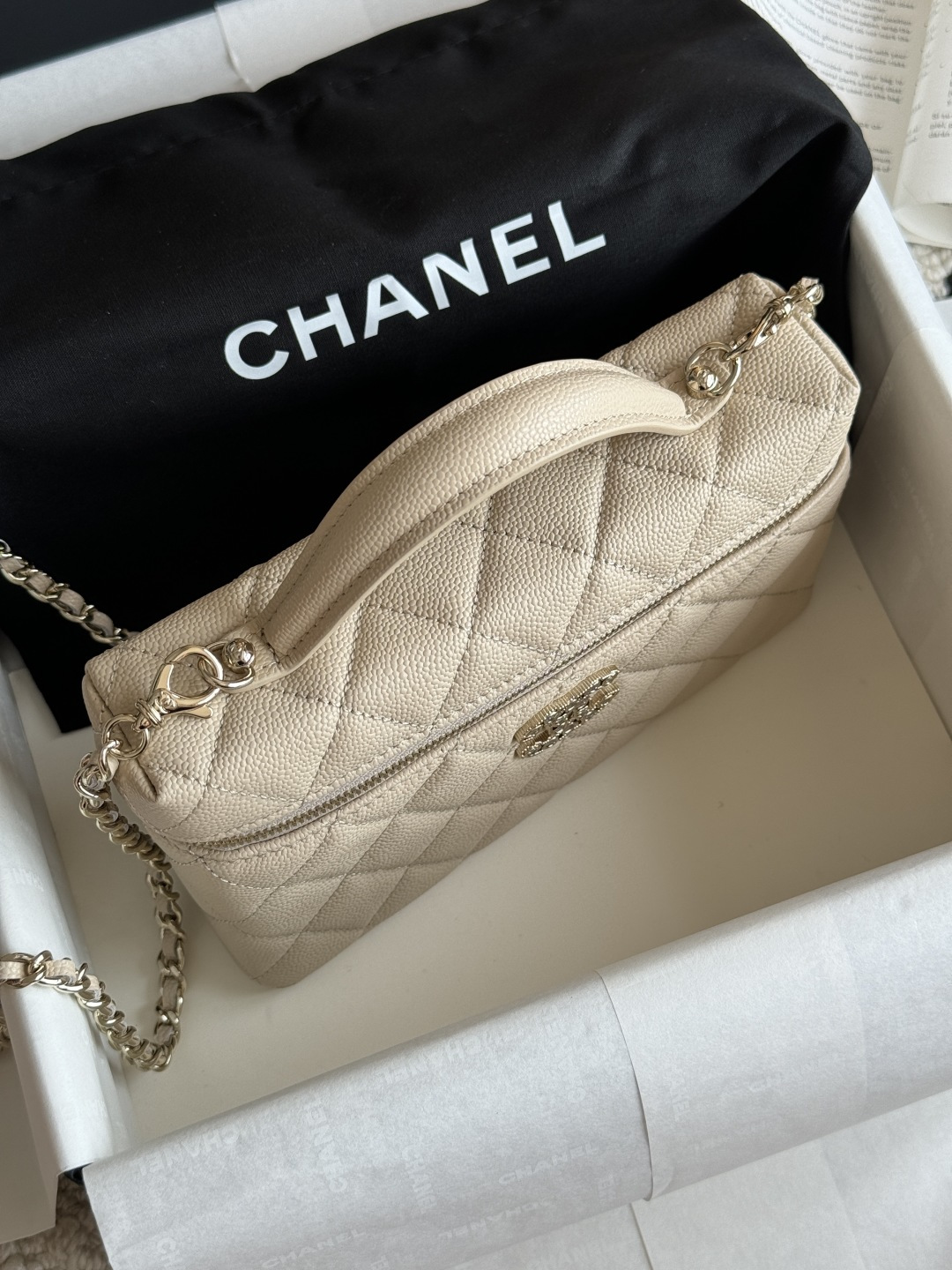 Chanel 25P Limited Edition Heart Rhinestone Bag