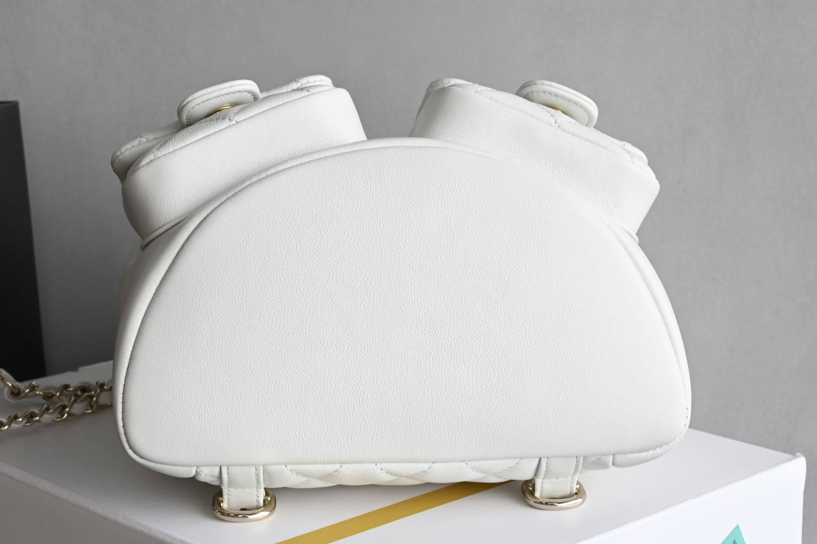 Channel 24A double pocket vegetable-tanned cowhide backpack