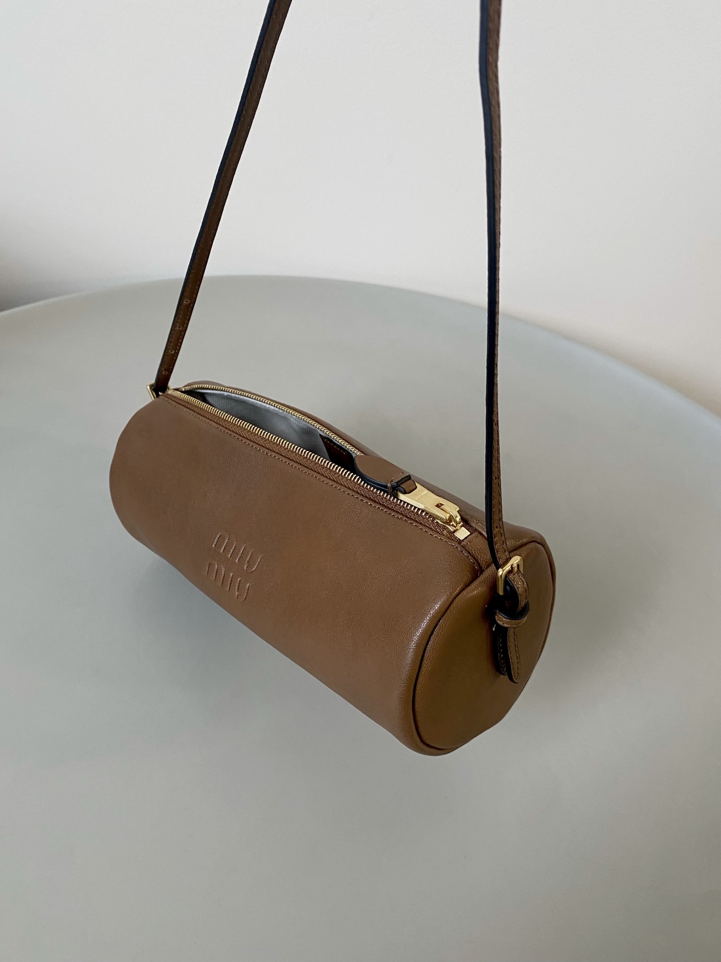 MiuMiu mini small cylindrical bag