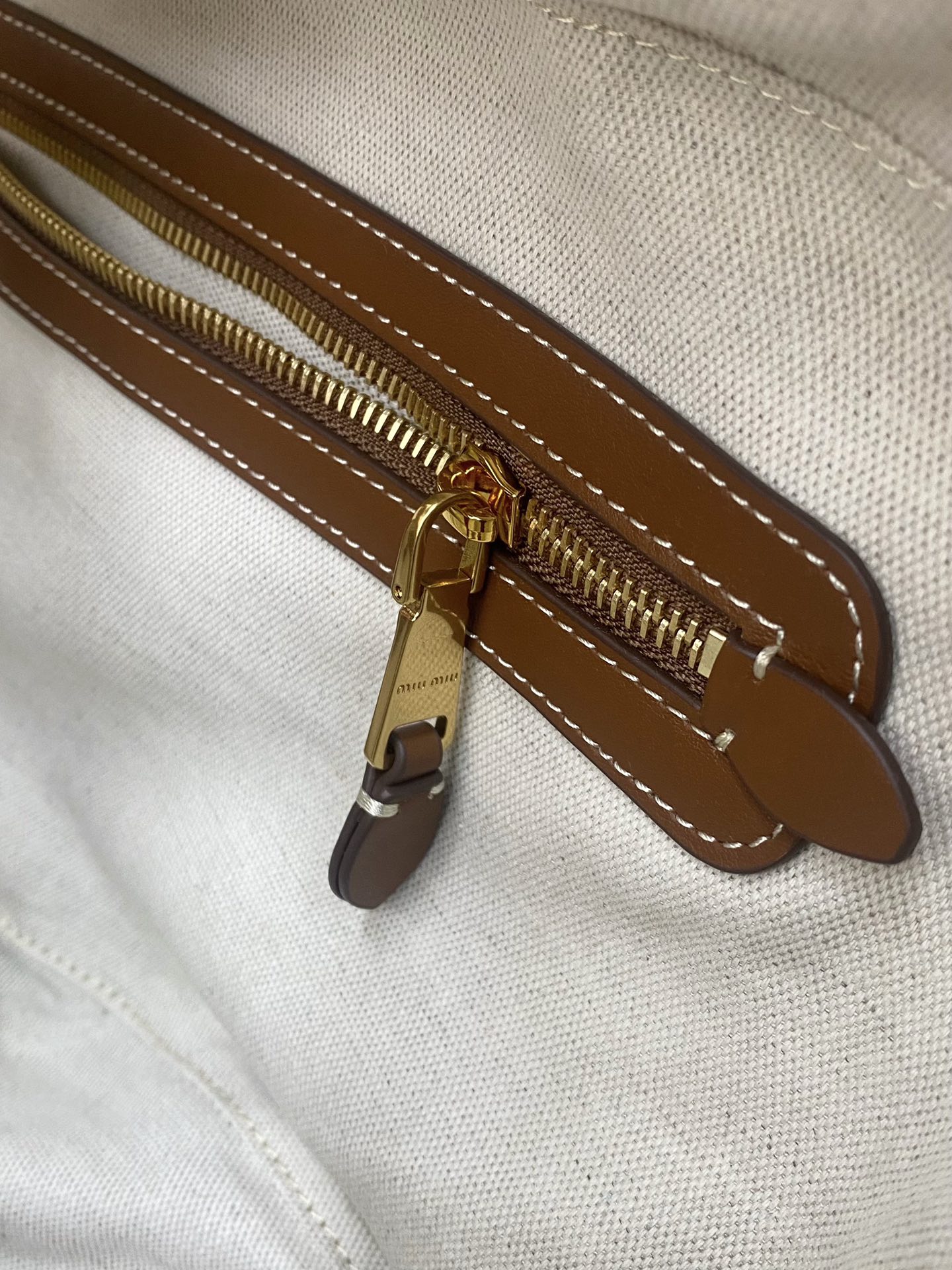 MiMiu new canvas briefcase