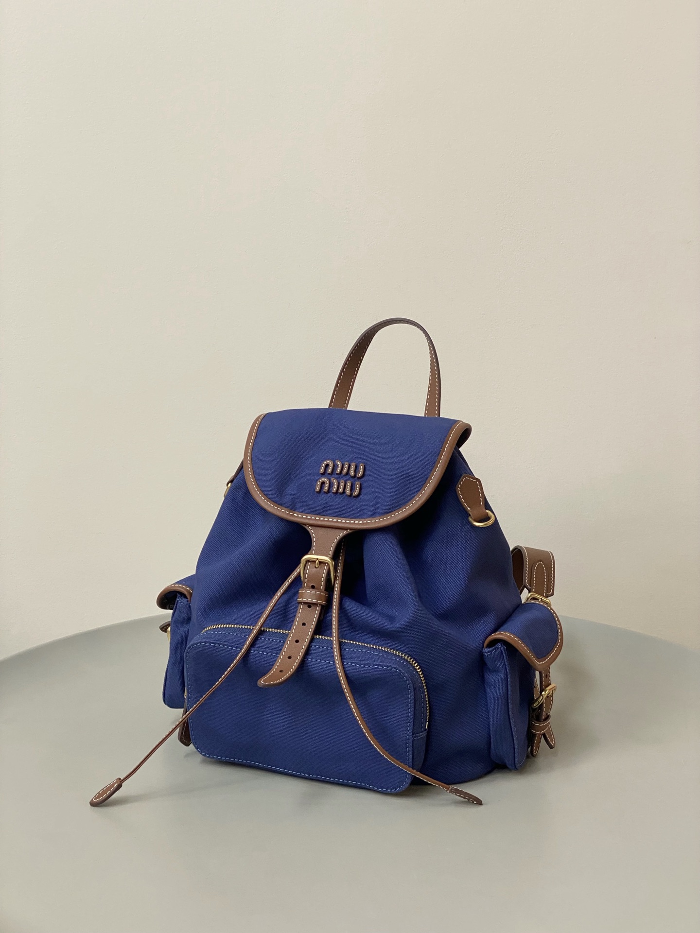 Miu Miu vintage preppy style backpack